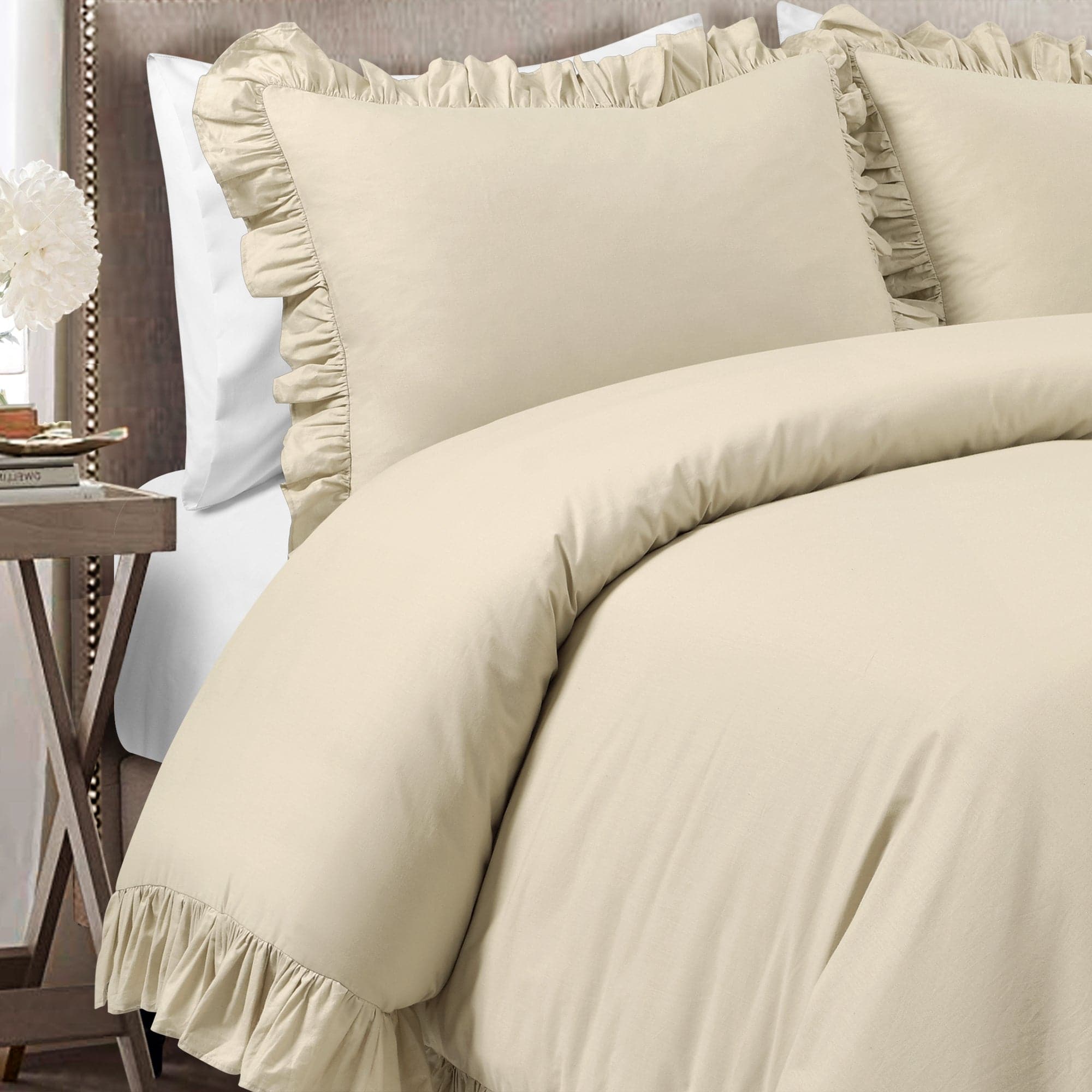 Premium 100% Cotton Duvet Cover Set - Soft & Breathable Bedding - Queen/King Size - Perfect for Master Bedroom, Guest Room & Hotel Use