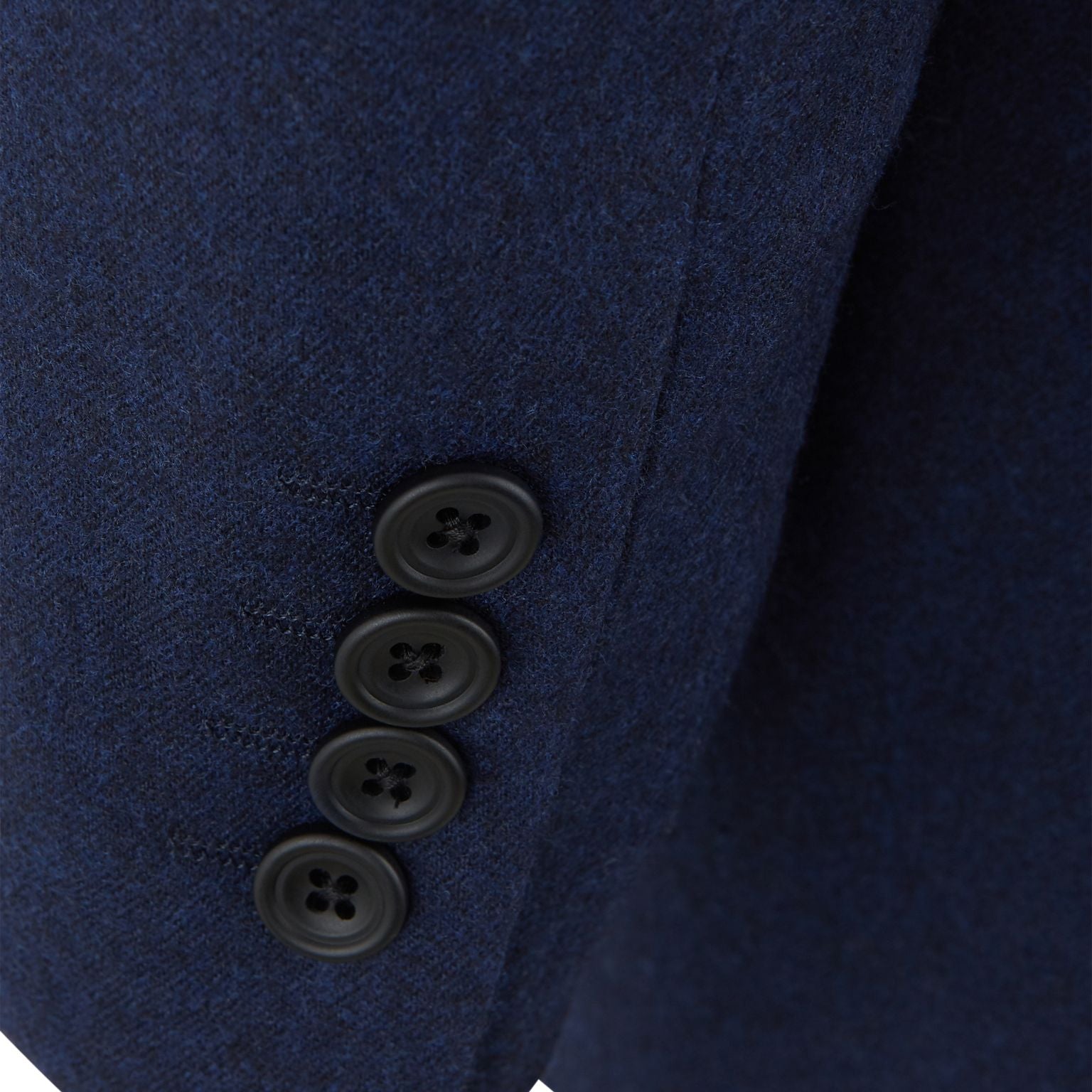 Kensington Navy Flannel Suit for Men - Premium Wool Blend Business Attire & Wedding Suits - Perfect for Office, Formal Events & Winter Weddings