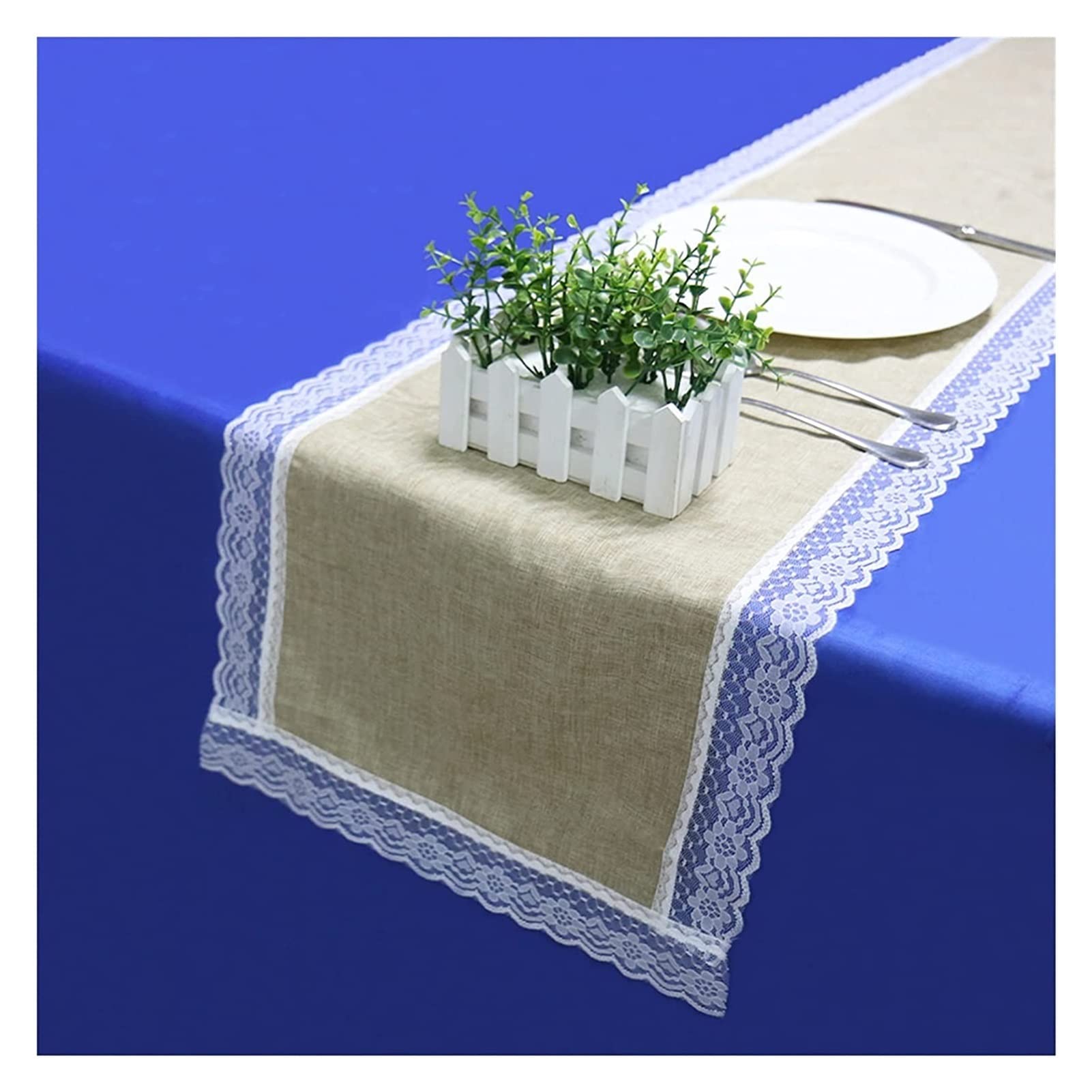Elegant Retro Lace Edge Table Runner for Dining Room, Kitchen, Party, Wedding, and Palace Decor - Perfect for Home, Clan Style, and Special Occasions