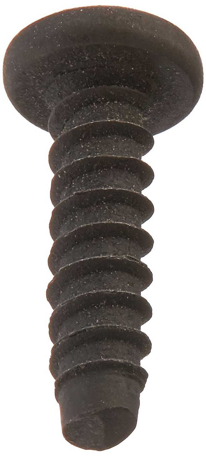 Small Parts 0407BPPB Black Oxide Steel Sheet Metal Screws, Pan Head Phillips Drive Type B, #4-24 Thread, 7/16