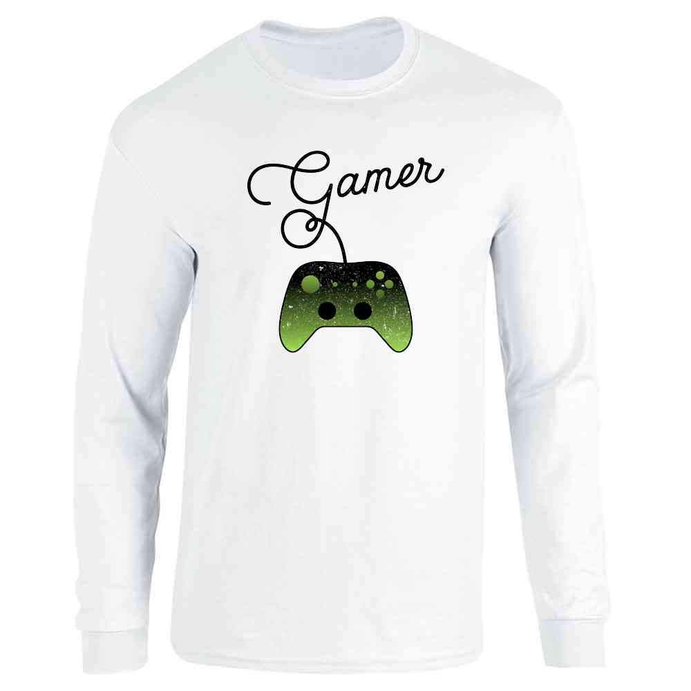 Pop Threads I'm a Gamer Xbox Controller Video Games Long Sleeve T-Shirt - Comfortable Gaming Apparel for Casual Wear & Esports Fans