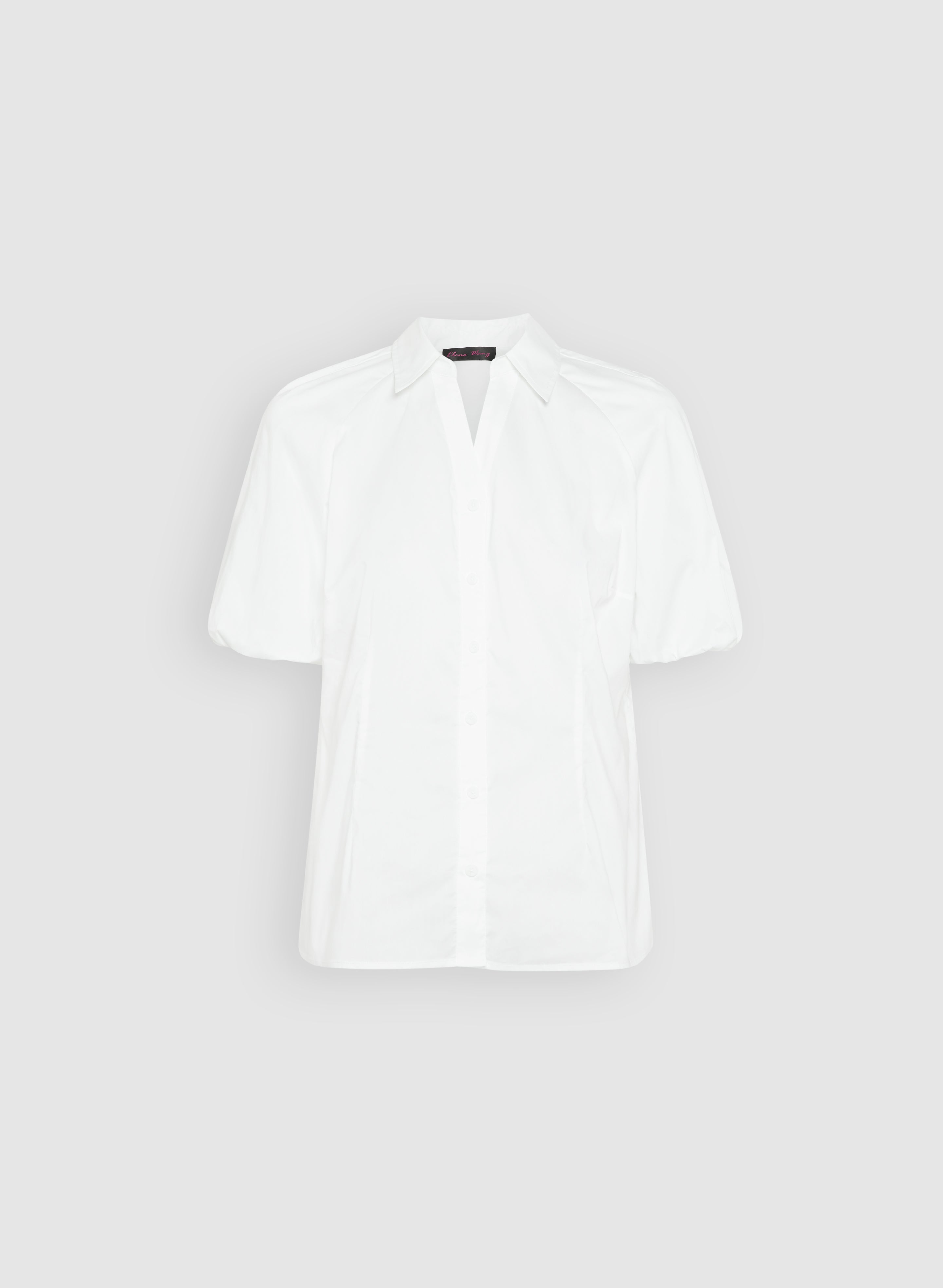 Women's Stylish Cotton Blend Puff Sleeve Blouse - Trendy Casual & Office Wear Top for Spring/Summer Fashion