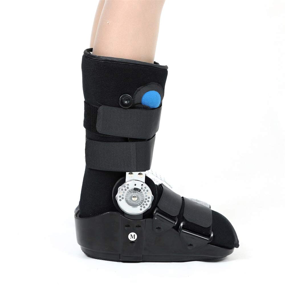 Orthopedic Short Fracture Walker Boot for Adults - Ankle Support Brace with Adjustable Straps - Ideal for Foot Injuries, Sprains & Post-Surgery Recovery - Perfect for Walking, Sleeping & Daily Mobility