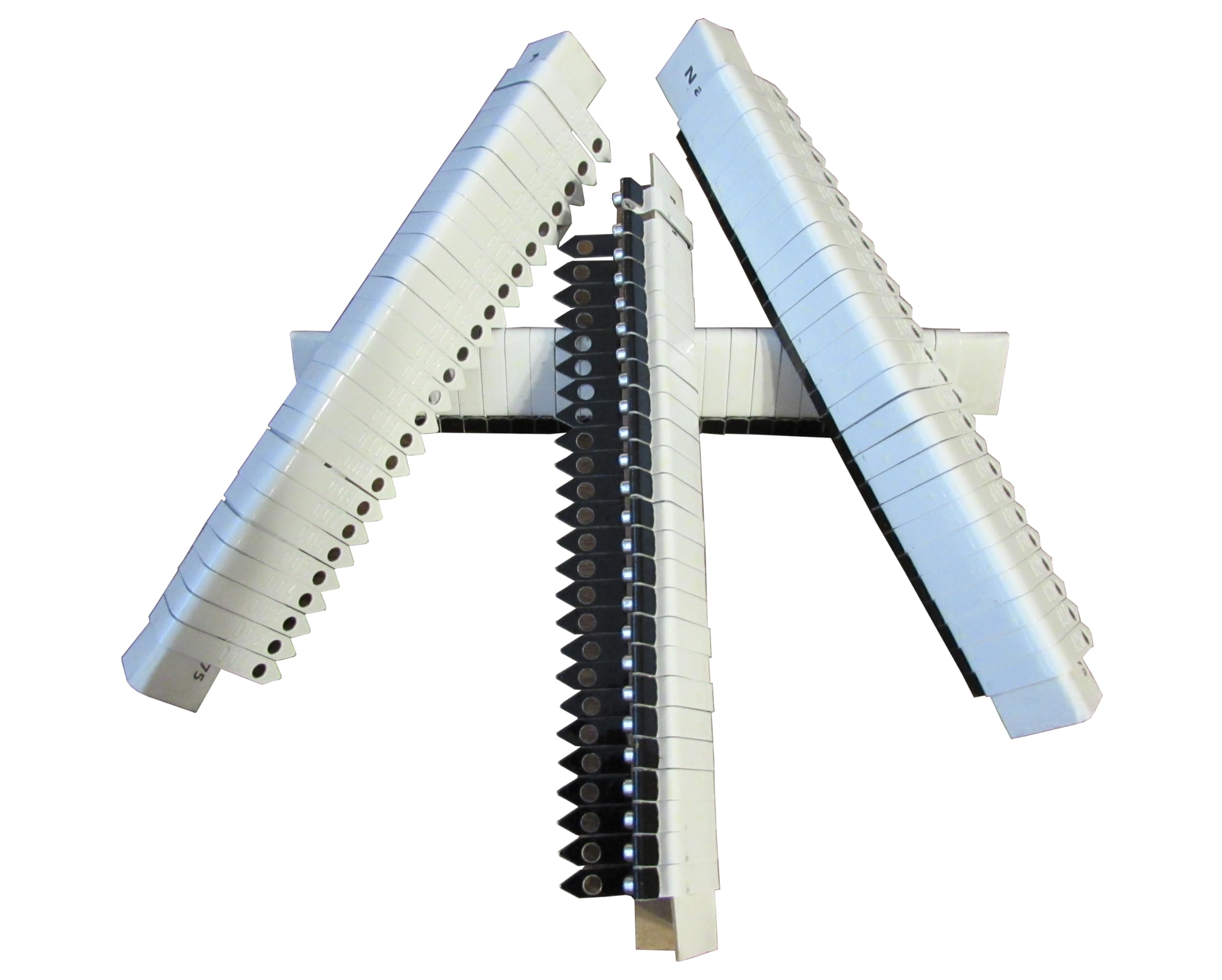 Custom Chicken Wing Zip Bands - 400 Pack, White - Perfect for Poultry Identification, Farm Organization & Livestock Management