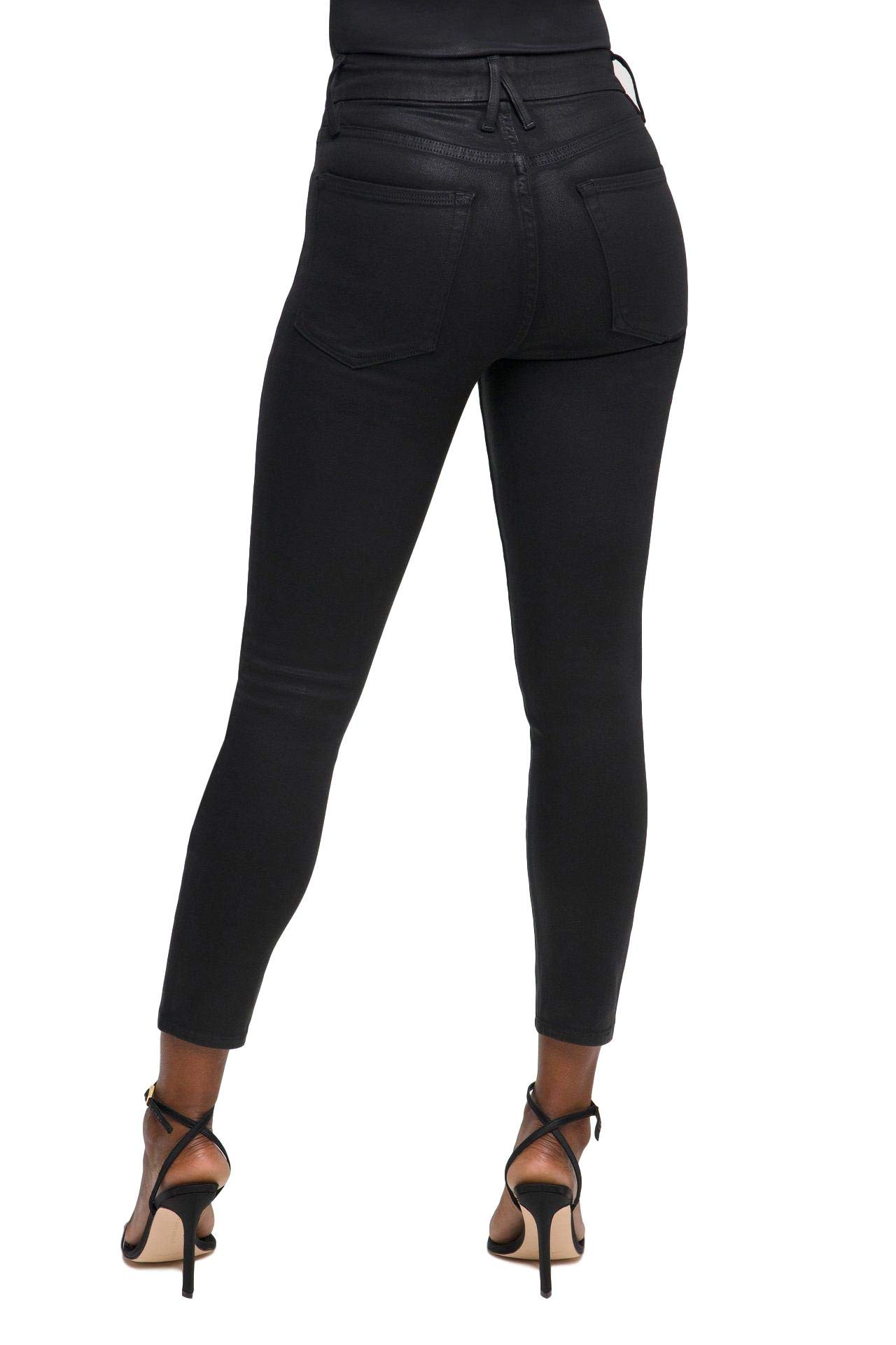 Good American Women's Plus Size Gap-Proof High Rise Skinny Jeans - Black Size 12 | Stretch Denim Pants for Curvy Figures, Comfortable Everyday Wear & Night Out Outfits