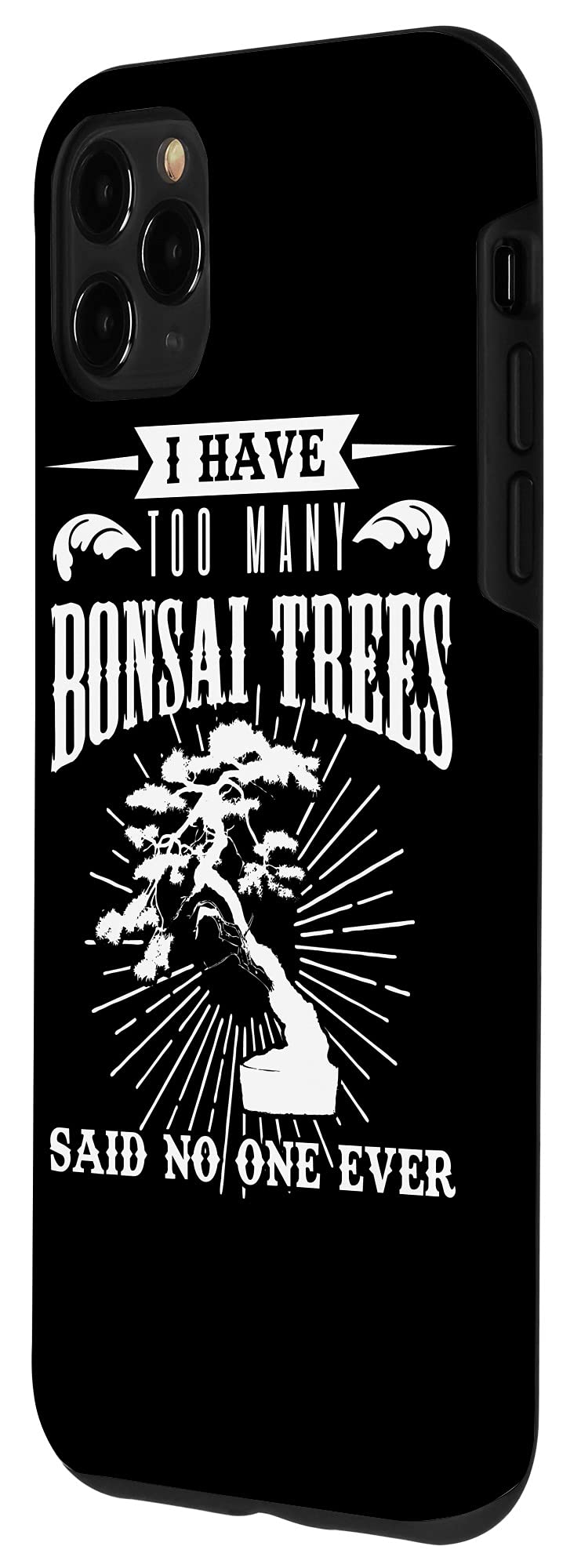 iPhone 11 Pro Max Case with Bonsai Tree Design - Elegant Buddhist Inspired Phone Cover for Garden & Nature Lovers - Perfect for Meditation Spaces, Office Decor & Gift Giving