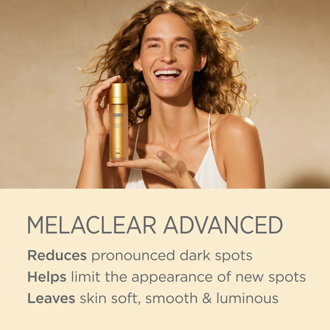ISDINCEUTICS Melaclear Advanced Skin Brightening Serum - Dark Spot Corrector & Hyperpigmentation Treatment for Face - Perfect for Nighttime Skincare Routine