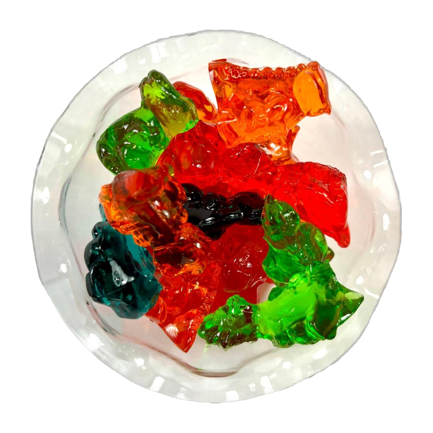 Hilco 4D Gummy Dinosaurs - 2.2lb Bulk Bag of Assorted Dinosaur-Shaped Candies | Perfect for Birthday Parties, Classroom Rewards & Halloween Treats