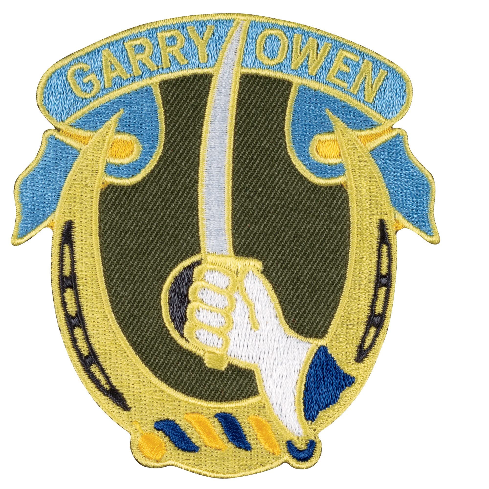 7th Cavalry Garry Owen Patch - Military Insignia & Collectible for Uniforms & Display - MEDALS OF AMERICA Since 1976 | Perfect for Reenactments, Veterans & History Enthusiasts