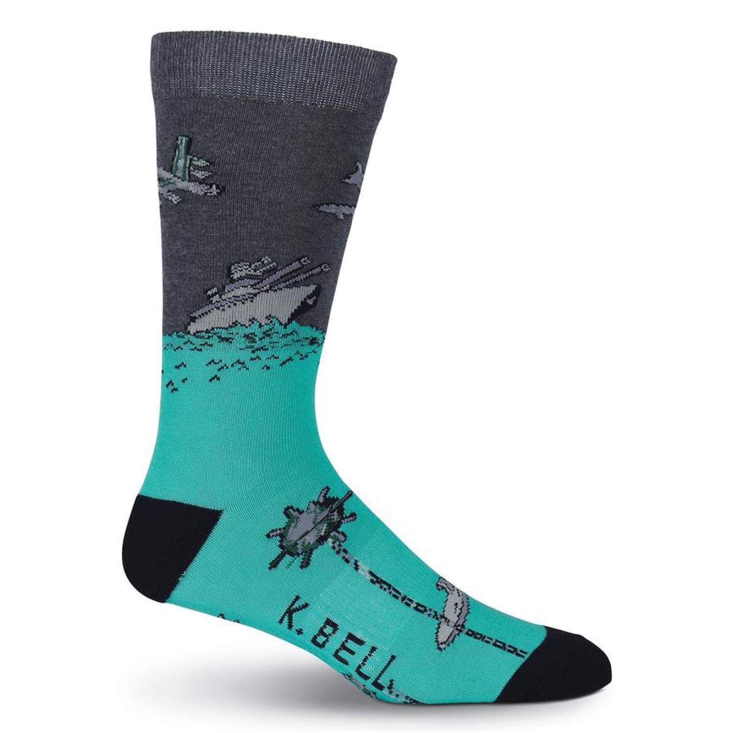 Men's Music Notes Crew Socks - Comfortable Cotton Ankle Socks with Musical Note Design - Perfect for Musicians, Gifts & Everyday Wear