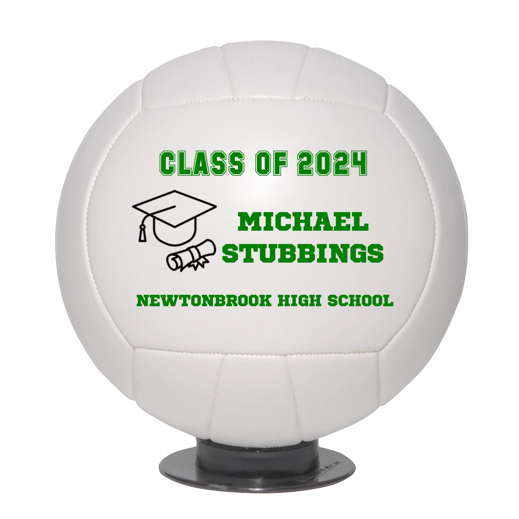 Custom Personalized 2025 Graduation Volleyball - High School Graduation Gift for Boys & Girls - Class of 2025 Volleyball - Perfect for Graduation Parties & Team Celebrations