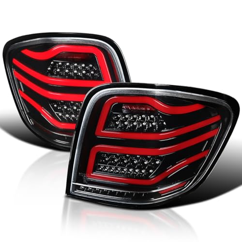 Jet Black Housing Clear Lens Red Light Bar