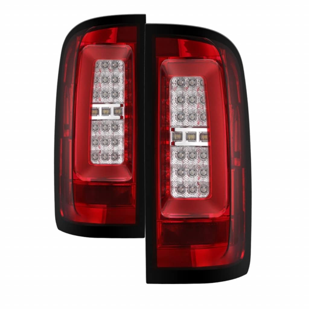 2015-2017 Chevy Colorado Spyder LED Tail Lights Pair - Red & Clear Light Bar (Part# 5085269) | Upgrade Your Truck's Style & Night Visibility for Off-Roading & Daily Driving