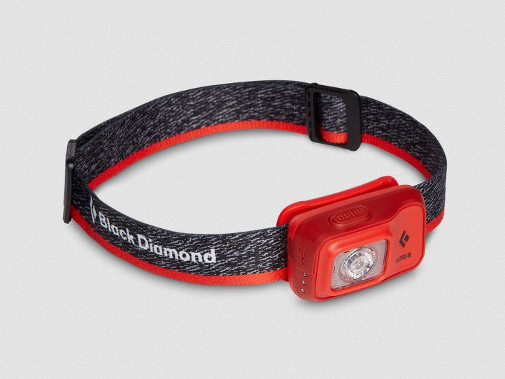 Black Diamond Astro 300 R Headlamp - Bright 300 Lumen LED Headlight with Red Night Vision for Camping, Hiking, Running & Outdoor Adventures