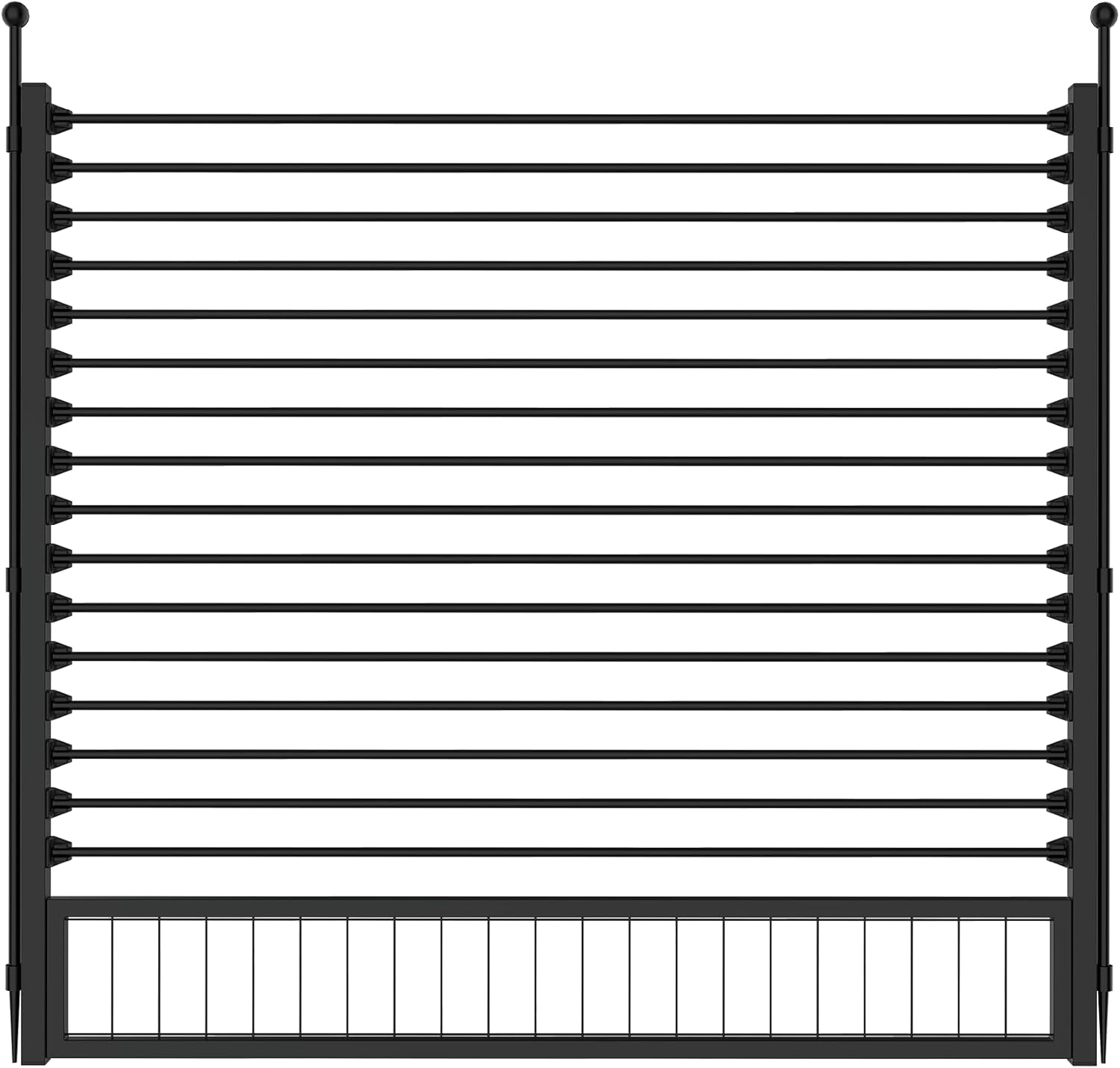 Non-Slip RV Step Grid with Dog Barrier - Heavy Duty Aluminum Stair Treads for RV Steps & Stairs | Perfect for Camping, Travel & Pet Safety
