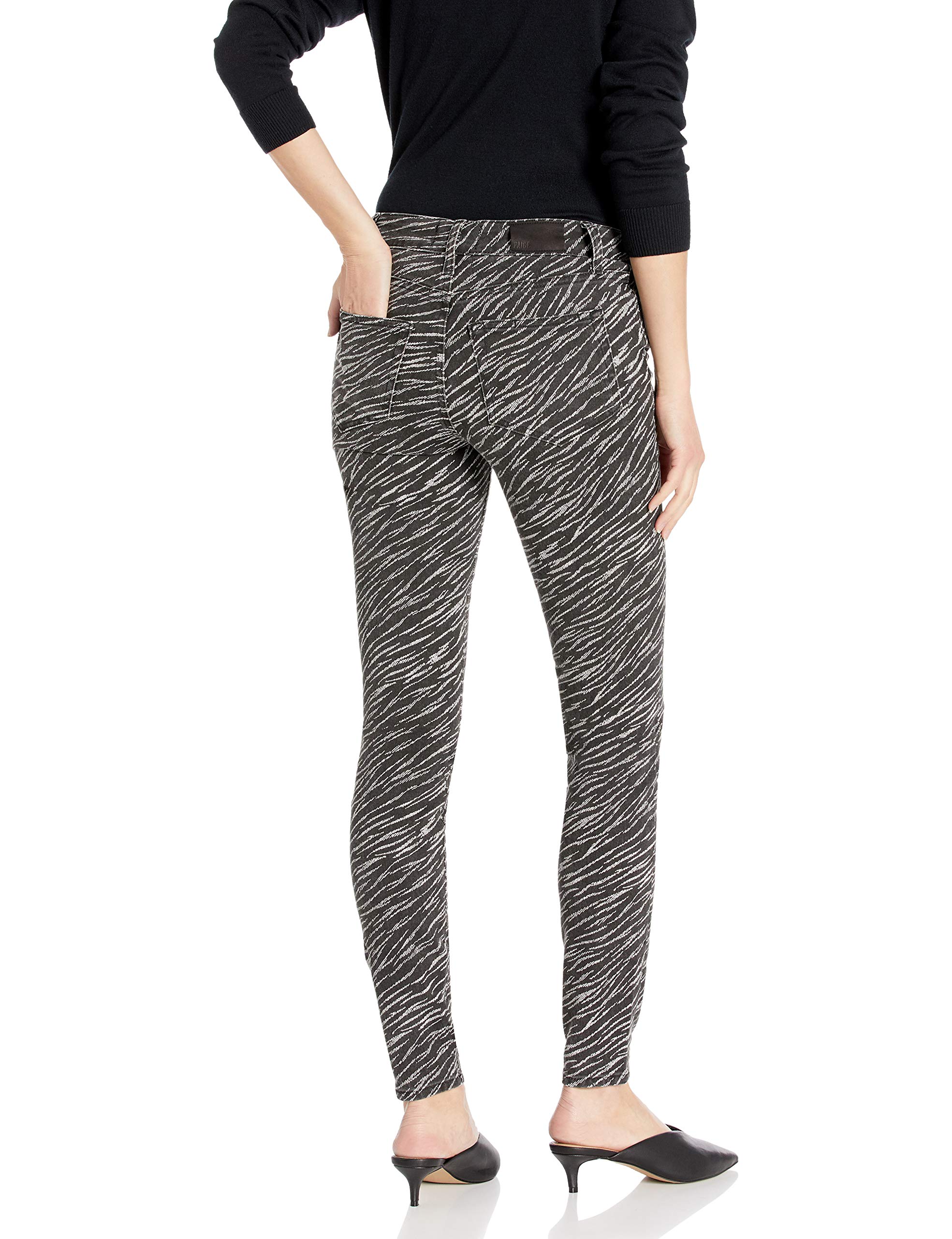 PAIGE Women's Skyline Straight Leg Jean - High Waist Stretch Denim Pants for Casual & Work | Perfect for Office, Travel & Everyday Wear