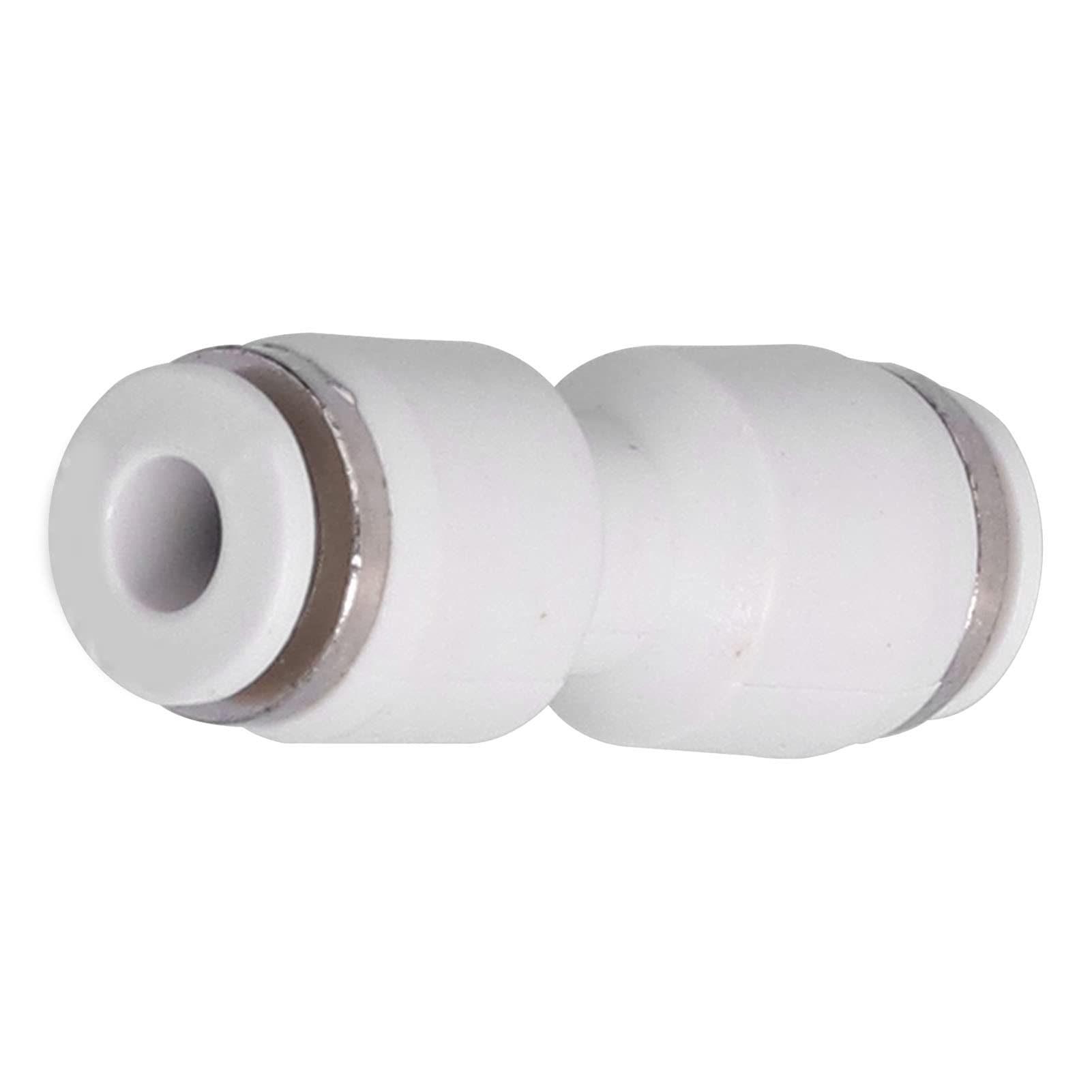 Air Line Fittings - 20pcs Push Connect Fittings with Double Sealing, Lightweight PBT Plastic for Air Compressor (PU10) - Ideal for Pneumatic Tools, HVAC Systems & DIY Projects