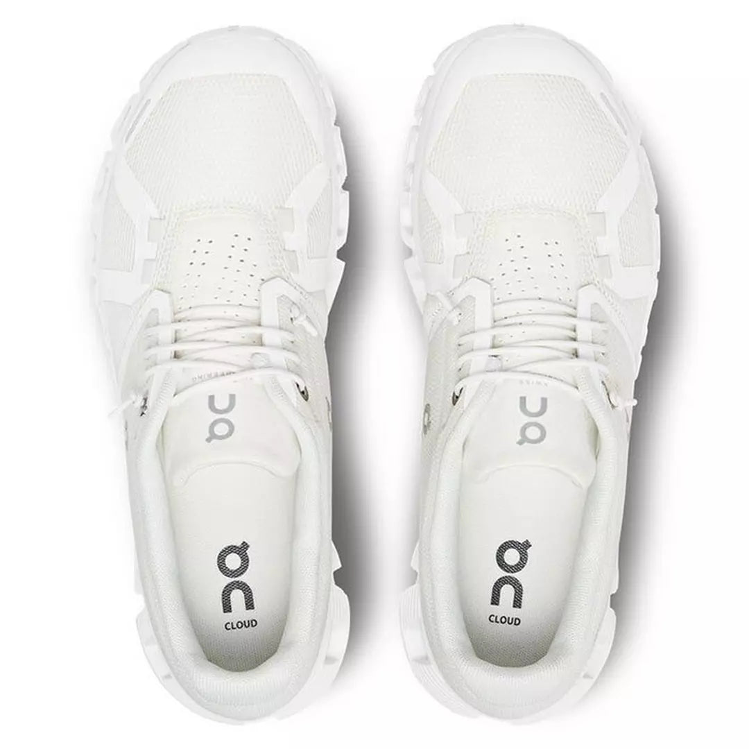 ON Women's Cloud 5 Running Shoes - Lightweight All-White Sneakers for Women | Perfect for Jogging, Gym Workouts & Casual Wear