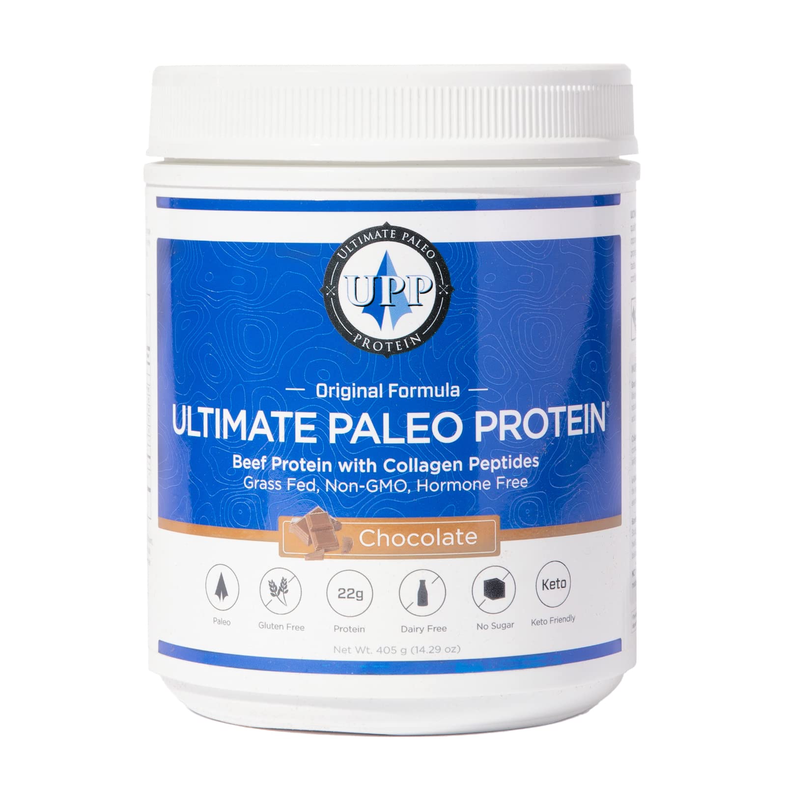 Premium Grass-Fed Beef Protein Powder with Collagen Peptides | Paleo, Keto & Gluten Free | No Artificial Sweeteners or Preservatives | Chocolate Flavor (15 Servings) - Ideal for Post-Workout Recovery, Weight Management & Healthy Lifestyle