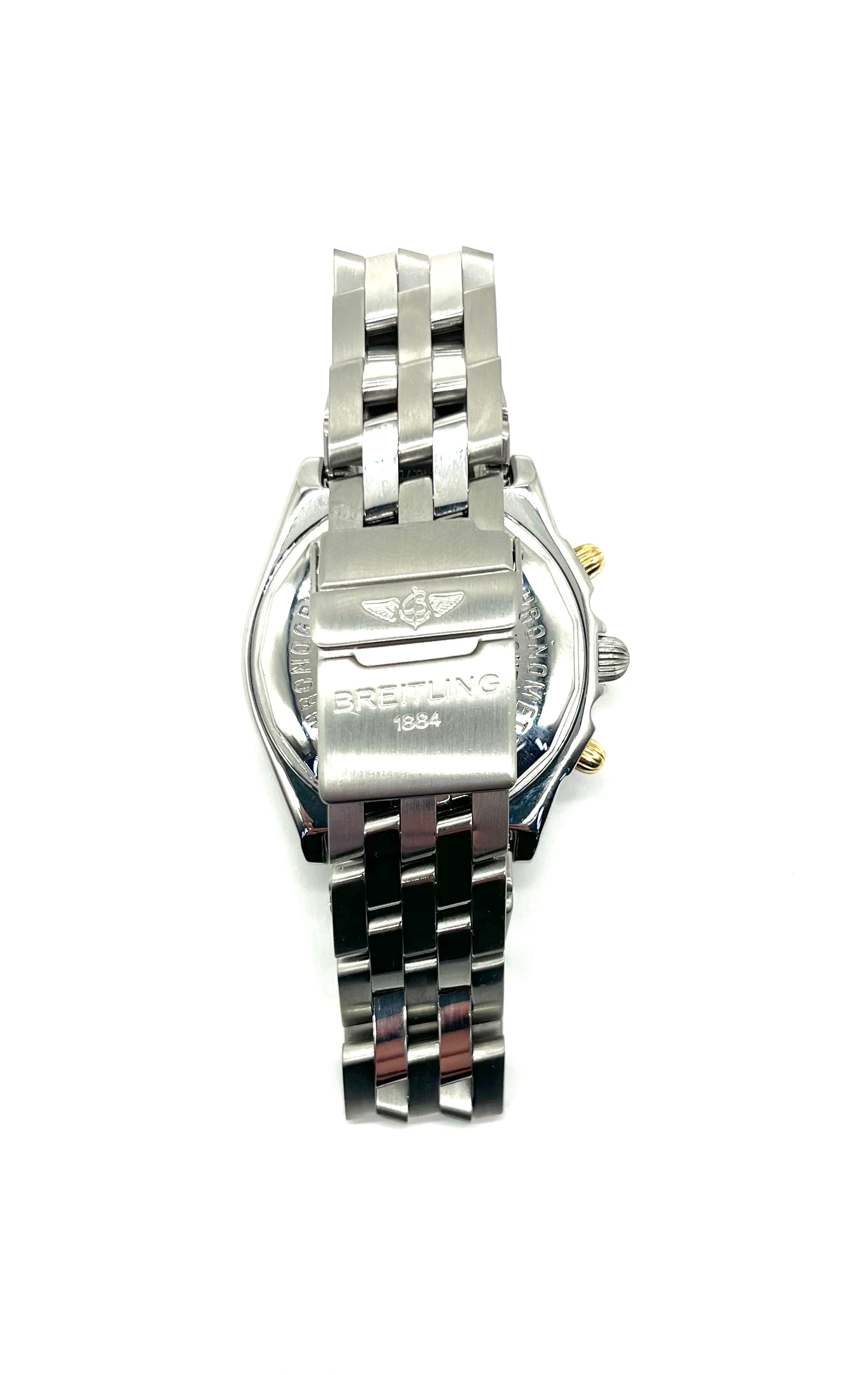 Breitling Mother of Pearl Dial Automatic Chronograph Watch for Women - Luxury Swiss Timepiece for Business, Formal Events & Special Occasions