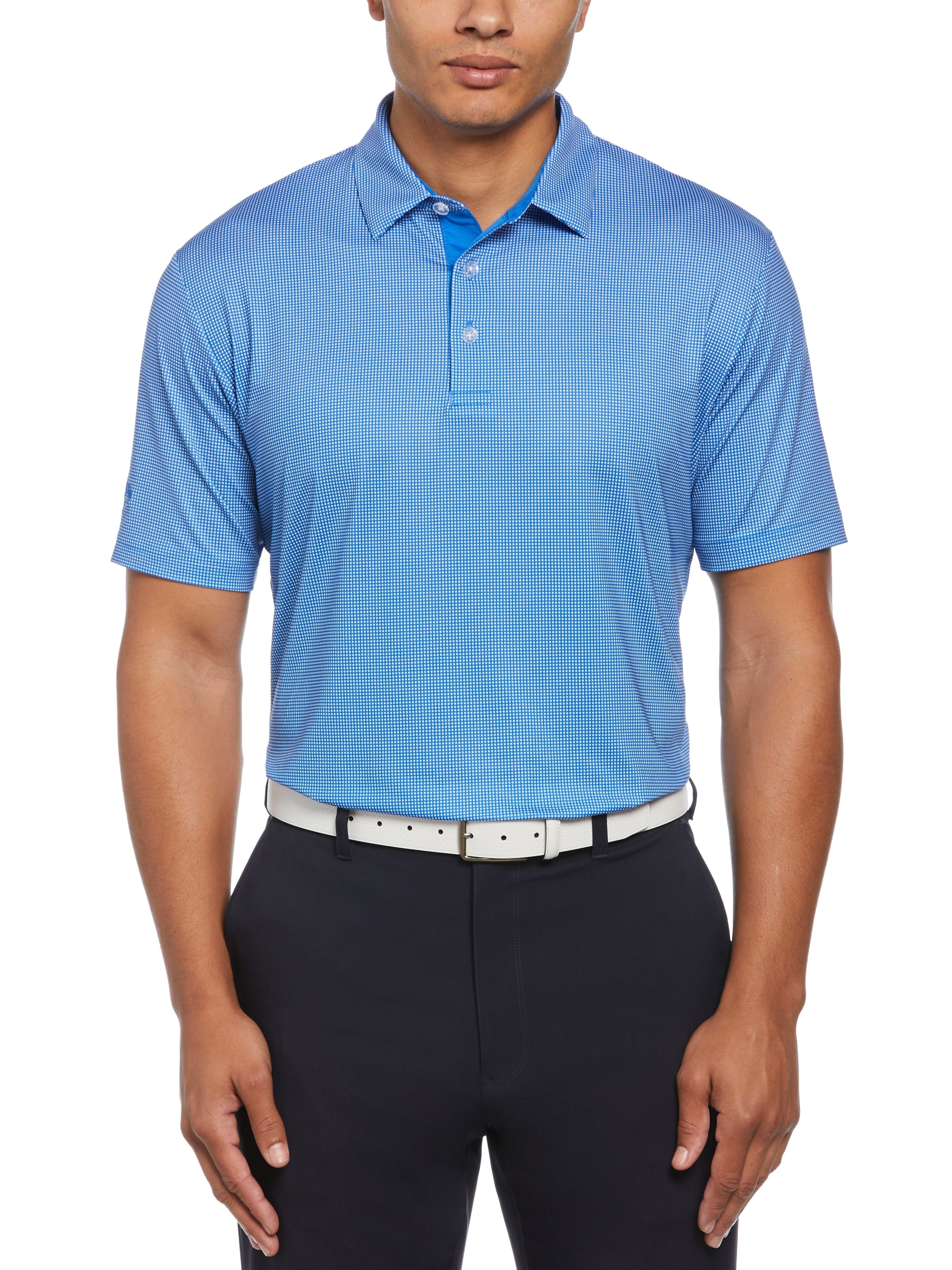Men's Gingham Polo Shirt - Classic Checkered Short Sleeve Casual Top for Summer | Perfect for Golf, Office & Outdoor Activities