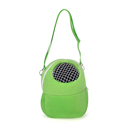 Portable Travel Pet Carrier Bag - Soft Fleece Breathable Small Animal Shoulder Bag for Hamsters, Hedgehogs, Rabbits - Lightweight Outdoor Pet Vest for Hiking, Walking & Adventures | Perfect for Travel, Vet Visits & Daily Outings
