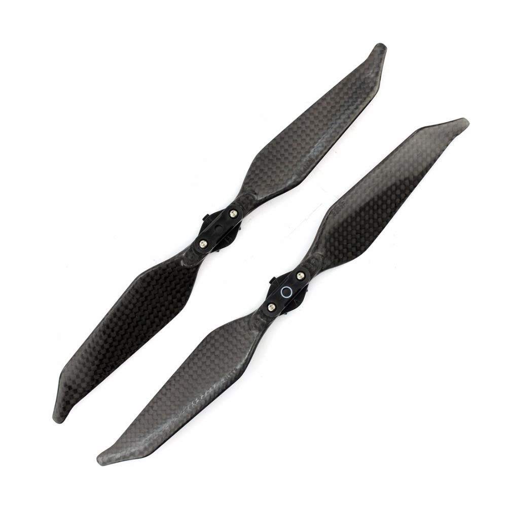 Carbon Fiber Propellers 8331 - 2 Pairs Low Noise Foldable 2Blade & 3Blade CW/CCW Props Compatible with DJI Mavic Pro & Platinum - Perfect for Aerial Photography and Drone Racing