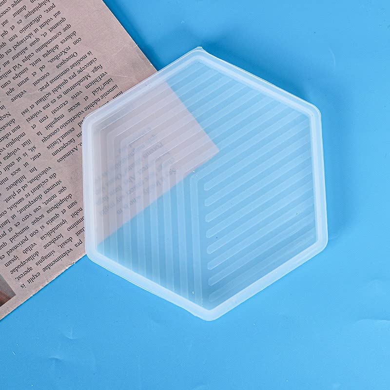 YellowCult™ 3D Resin Silicone Mold for DIY Crafts - Geometric Stripe Design for Resin Art, Soap Making, Chocolate & Candy Molds, Candle Making, Ice Cube Trays - Perfect for Home Decor, Gift Making & Creative Projects