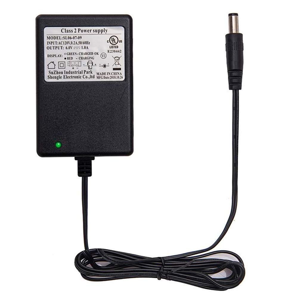 6V Battery Charger for Kid Trax Ride-On Cars - 6 Volt Power Adapter Replacement for Kids Electric Vehicles - Perfect for SUV, ATV & Toy Car Charging at Home or Outdoors