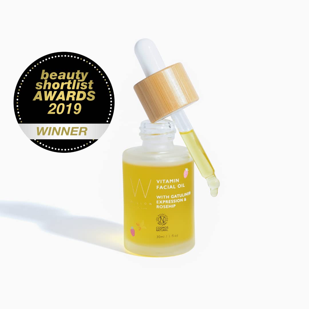Multi-Award Winning Vitamin Facial Oil with Gatuline Expression, Rosehip & Pumpkin Seed Oil - Ultra Hydrating Anti-Aging Treatment for Dry Skin - Perfect for Night Routine & Winter Skincare