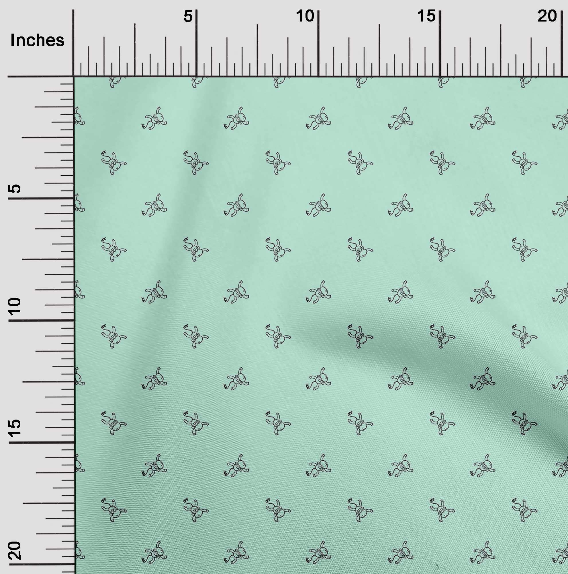 Premium Cotton Silk Blend Mint Green Fabric for Kids - 42 Inch Wide by The Yard - DIY Clothing, Sewing Supplies & Craft Projects - Perfect for Dresses, Quilting, and Home Decor