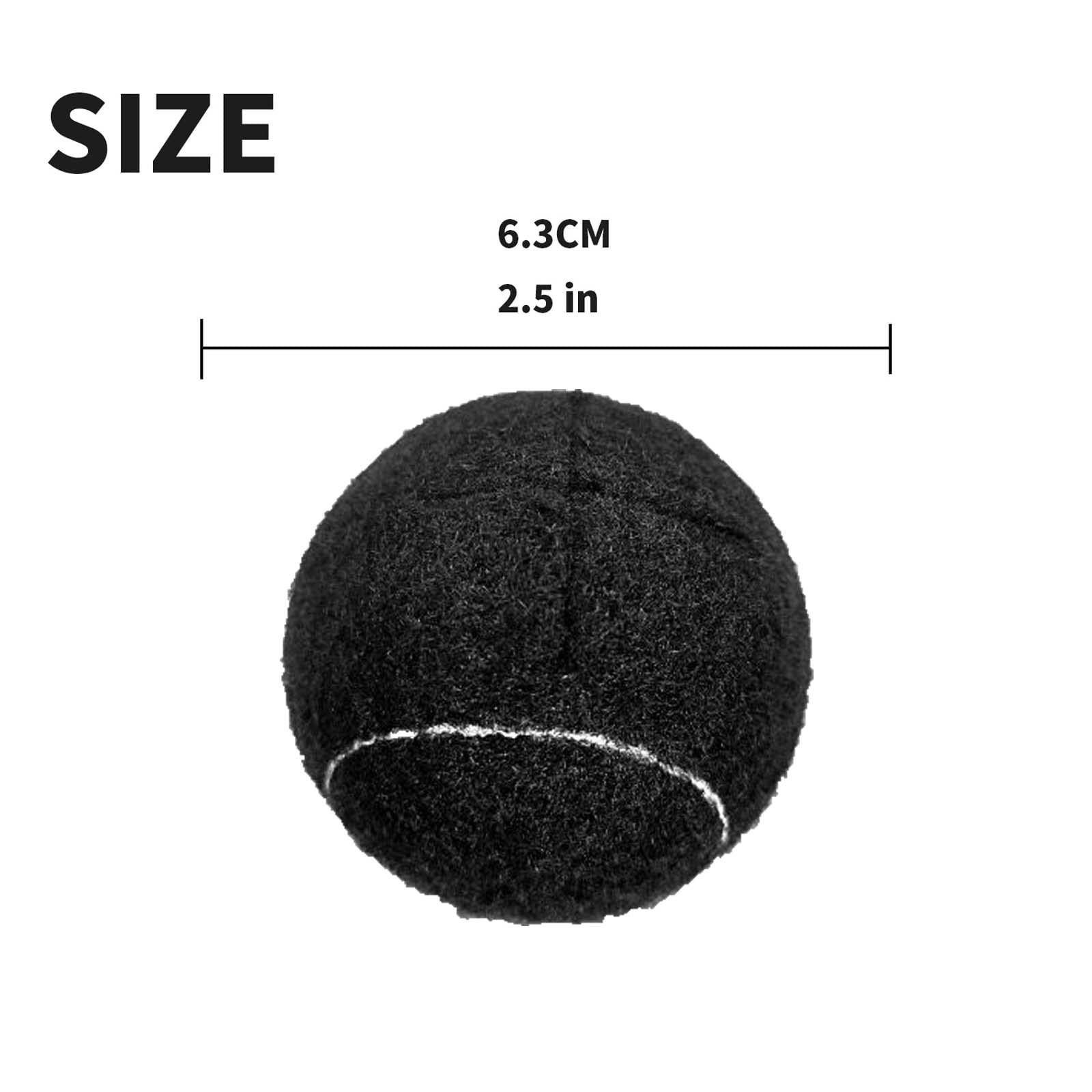 8 PCS Precut Walker Tennis Balls - Universal Walker Glide Balls for Chair Legs & Floor Protection (8 Pack, Black) | Ideal for Elderly Mobility Aids, Furniture Protection & Smooth Gliding on Hardwood Floors