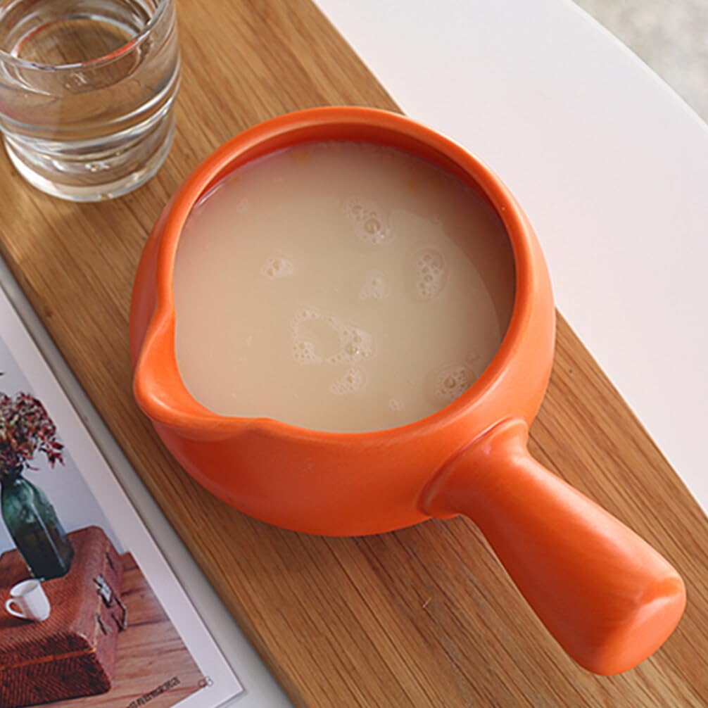 Luxshiny 700ml Ceramic Soup Pot - Premium Noodle & Milk Heating Pan, Stovetop & Dishwasher Safe - Perfect for Ramen, Pho, Hot Pot & Family Cooking