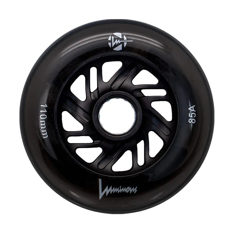 Glow in The Dark 110mm LED Inline Skate Wheels - Light Up Roller Skates for Night Skating, Raves & Outdoor Fun