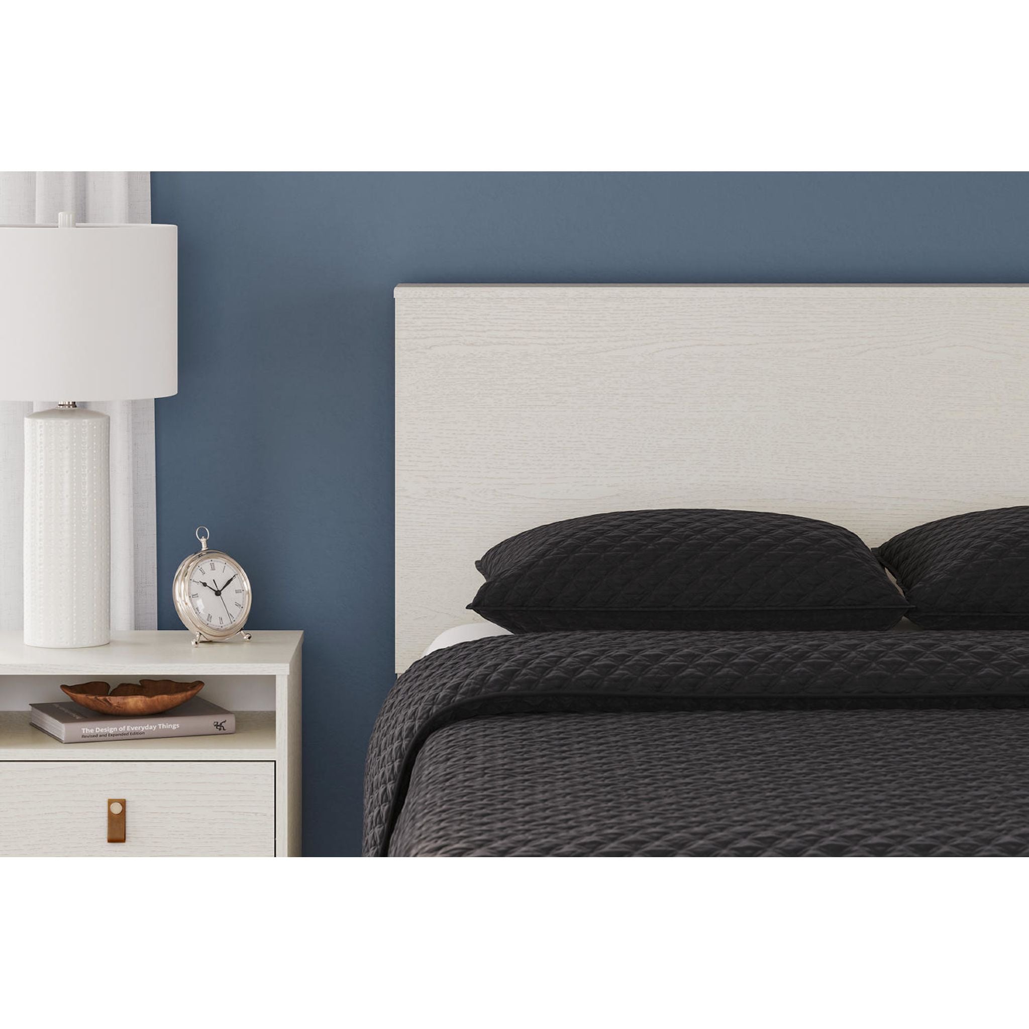 Aprilyn Full Bookcase Headboard - White Queen/King Size Bed Frame with Storage Shelves | Perfect for Bedroom Organization & Space Saving