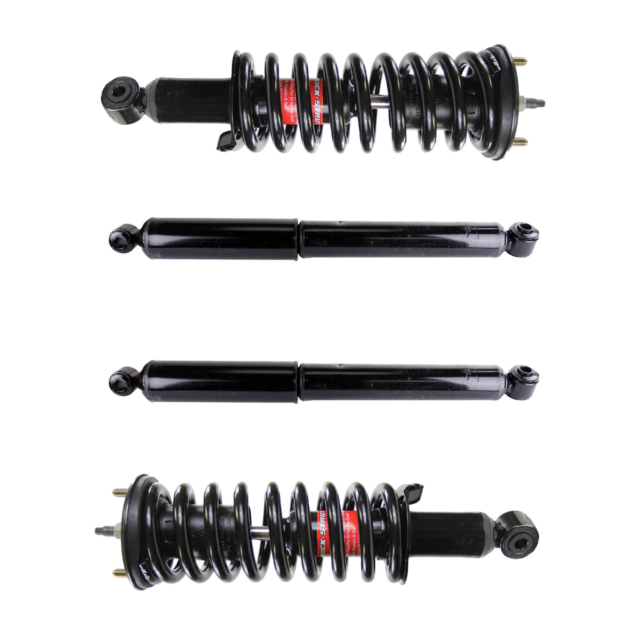 Monroe Front & Rear Shocks Struts for Nissan Frontier 2005-2018 | BuyAutoParts 77-69554G4 | Improves Ride Comfort & Handling for Off-Road & Daily Driving