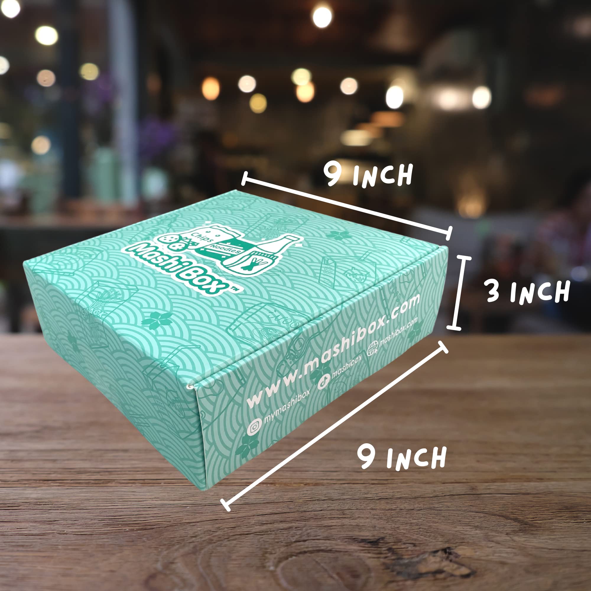 Mashi Box Asian Snack Box - 40 Count Variety Pack of Japanese, Korean, Chinese, Taiwanese & Vietnamese Snacks | Sweet & Savory Treats for Parties, Office Snacking & Cultural Food Exploration