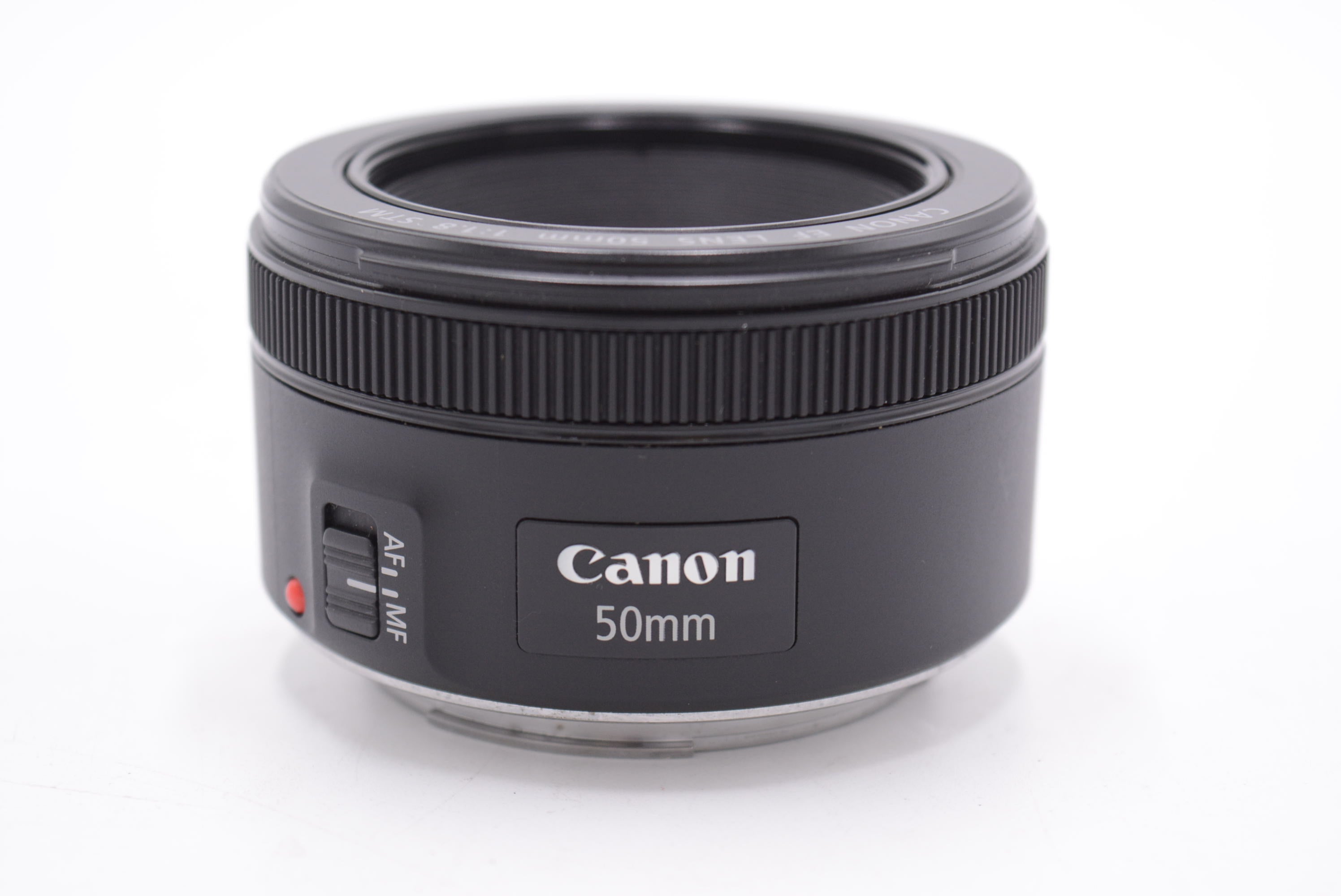 Canon EF 50mm f/1.8 STM Lens - Fast Prime Portrait Lens for DSLR Cameras | Great for Low Light Photography, Street & Travel Shots | Used Condition
