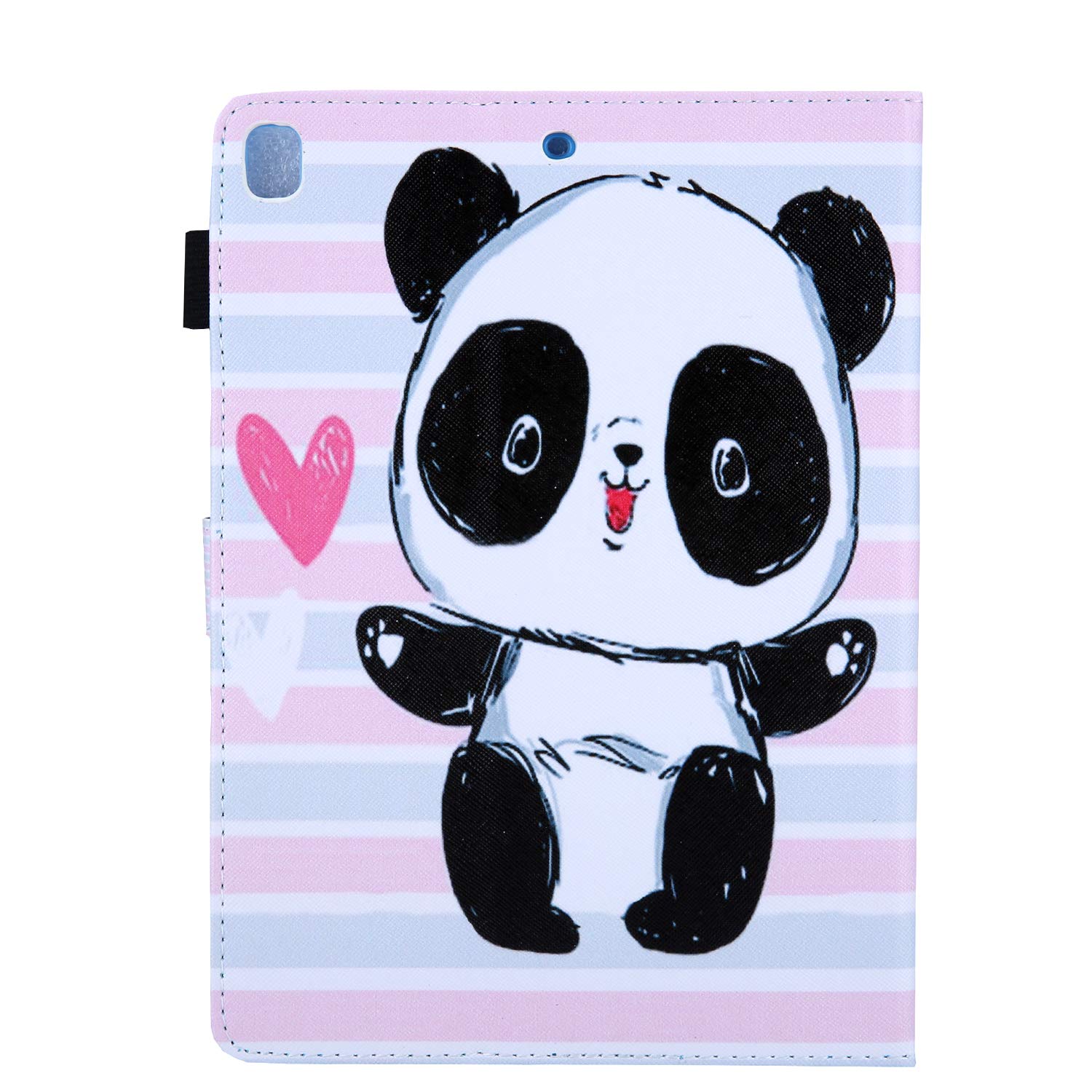 Premium iPad Case 10.2 inch for iPad 9th/8th/7th Gen (2021/2020/2019) & iPad Air 3 10.5 inch & iPad Pro 10.5 2017 - Smart Stand Cover with Pencil Holder, Auto Wake/Sleep, Cute Panda Design - Perfect for Work, School & Travel Protection