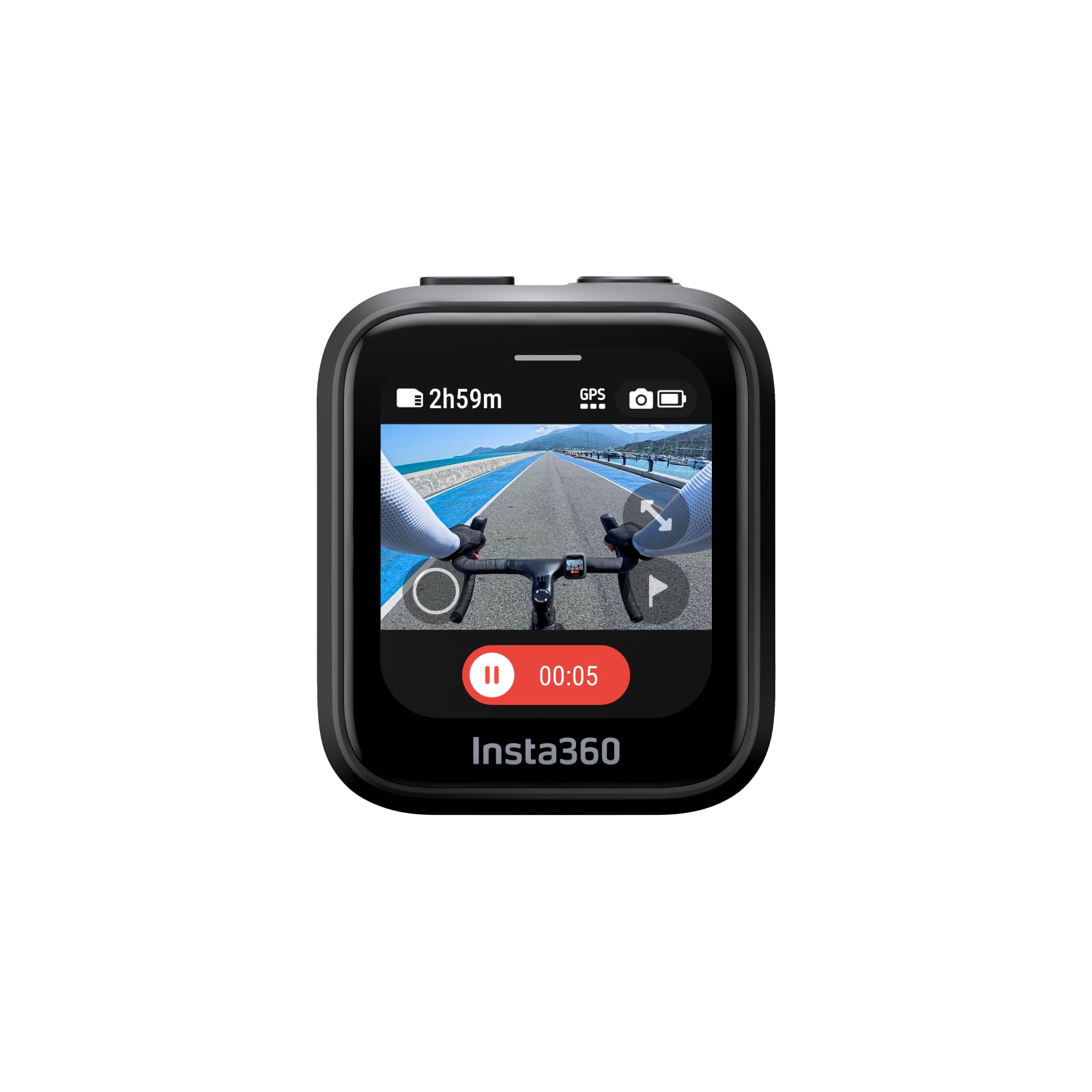 Insta360 GPS Smart Remote Control for Action Cameras - Monitor & Control Your Shots Anywhere - Perfect for Vlogging, Sports & Outdoor Adventures