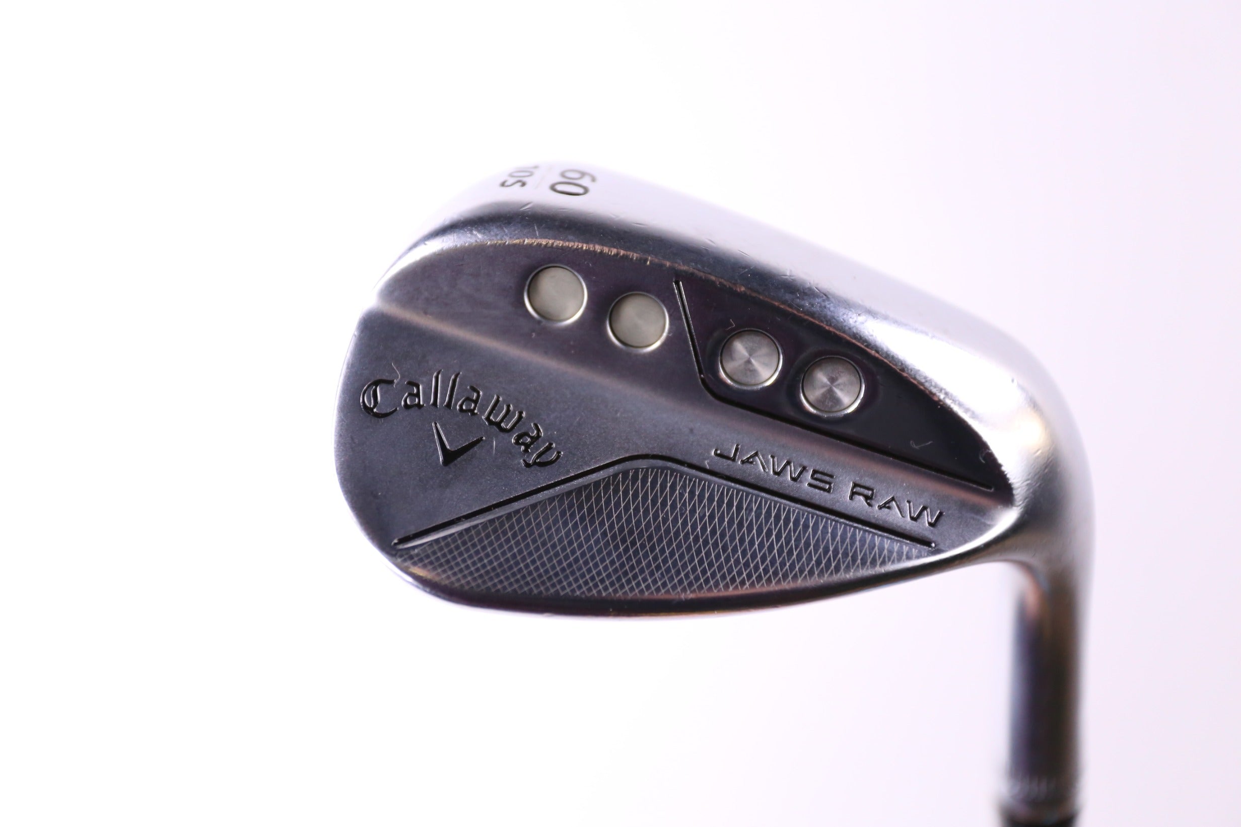 Callaway JAWS Raw Chrome Lob Wedge 60° Stiff Flex Right Handed Golf Club - Perfect for Short Game Shots & Bunker Play