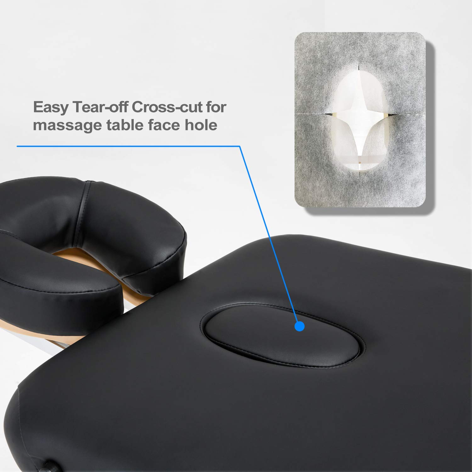 Disposable Non-Woven Perforated Massage Table Cover Sheet Roll - 31.5