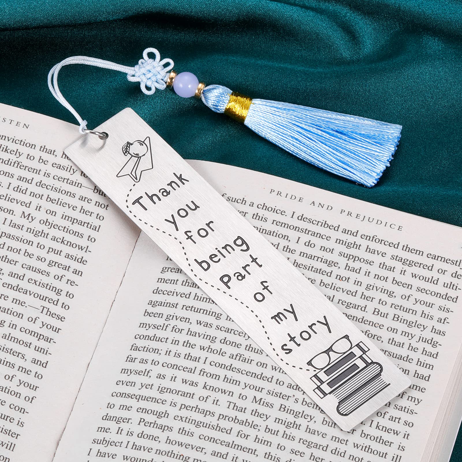 Personalized Teacher Gifts - Inspirational Bookmark for Women & Men - Perfect for Teacher Appreciation, Graduation, Valentine's Day, Birthday, Christmas & Retirement - Ideal for Spanish, PE, Preschool, Daycare & Special Education Teachers - Thoughtful Gift for Classroom & Home Use