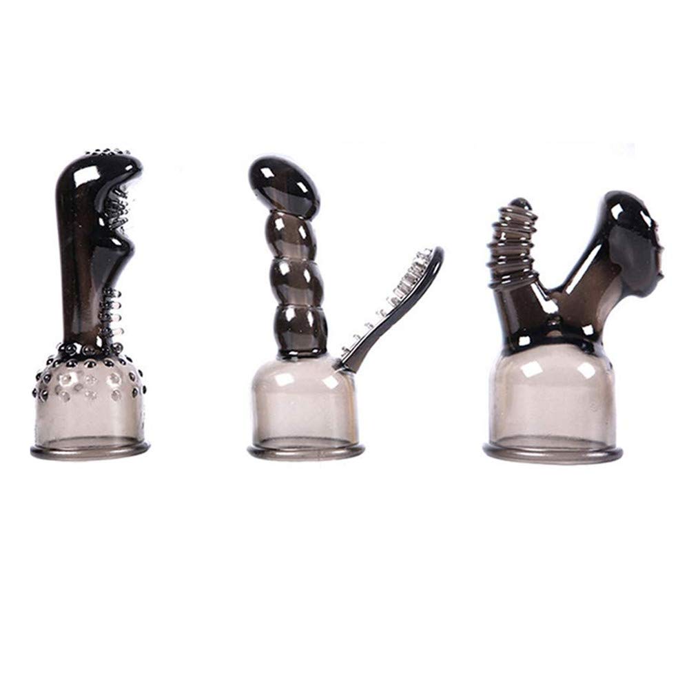 3Pcs Handheld Magic Wand Attachments - 1.4 Inch Inner Diameter Massage Accessories for Full Body Relaxation | Perfect for Women's Spa, Home Use & Couples Therapy