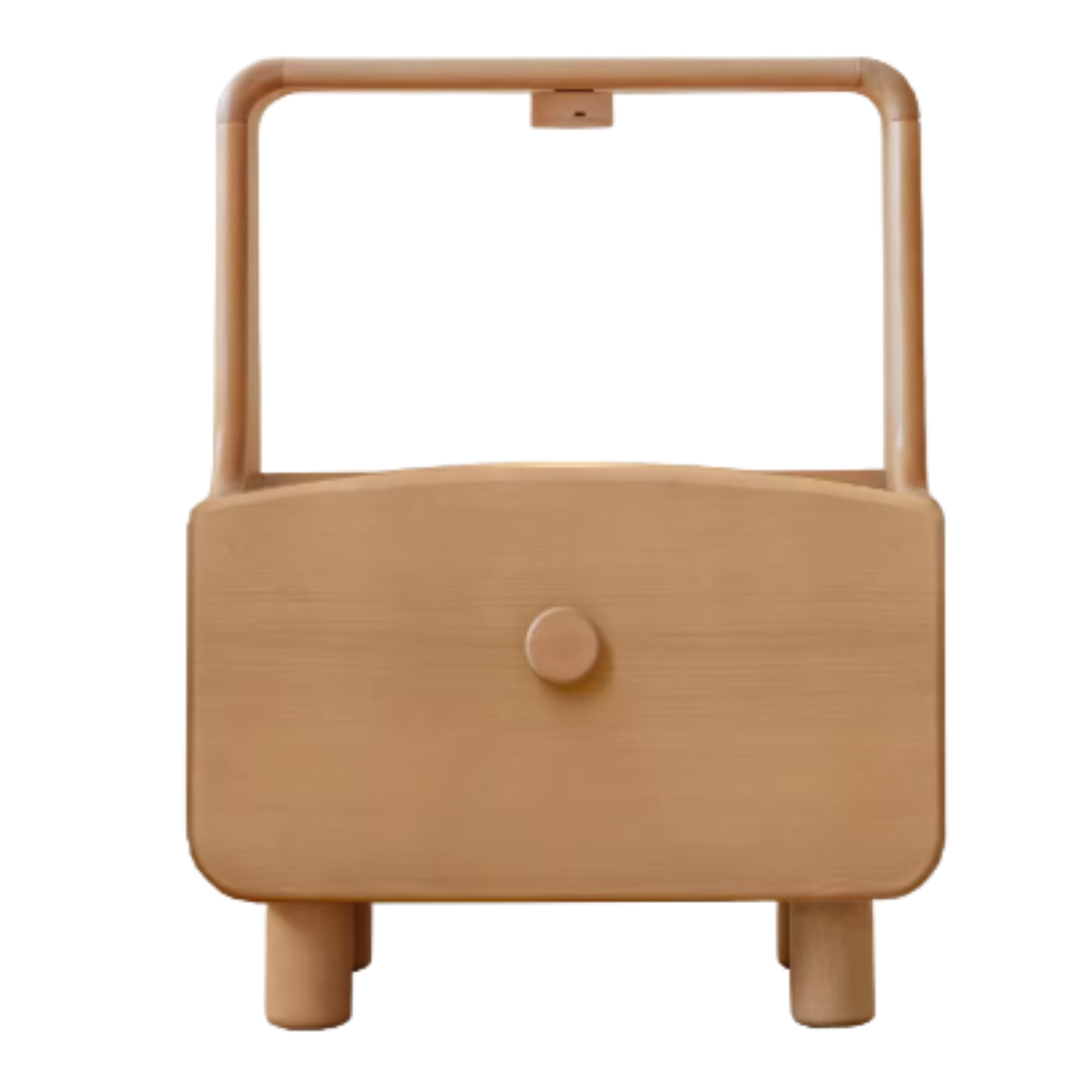 17.3x13.8x22.6 inch / 44x35x57.5 сm / Natural Wood Color / Beech Nightstand