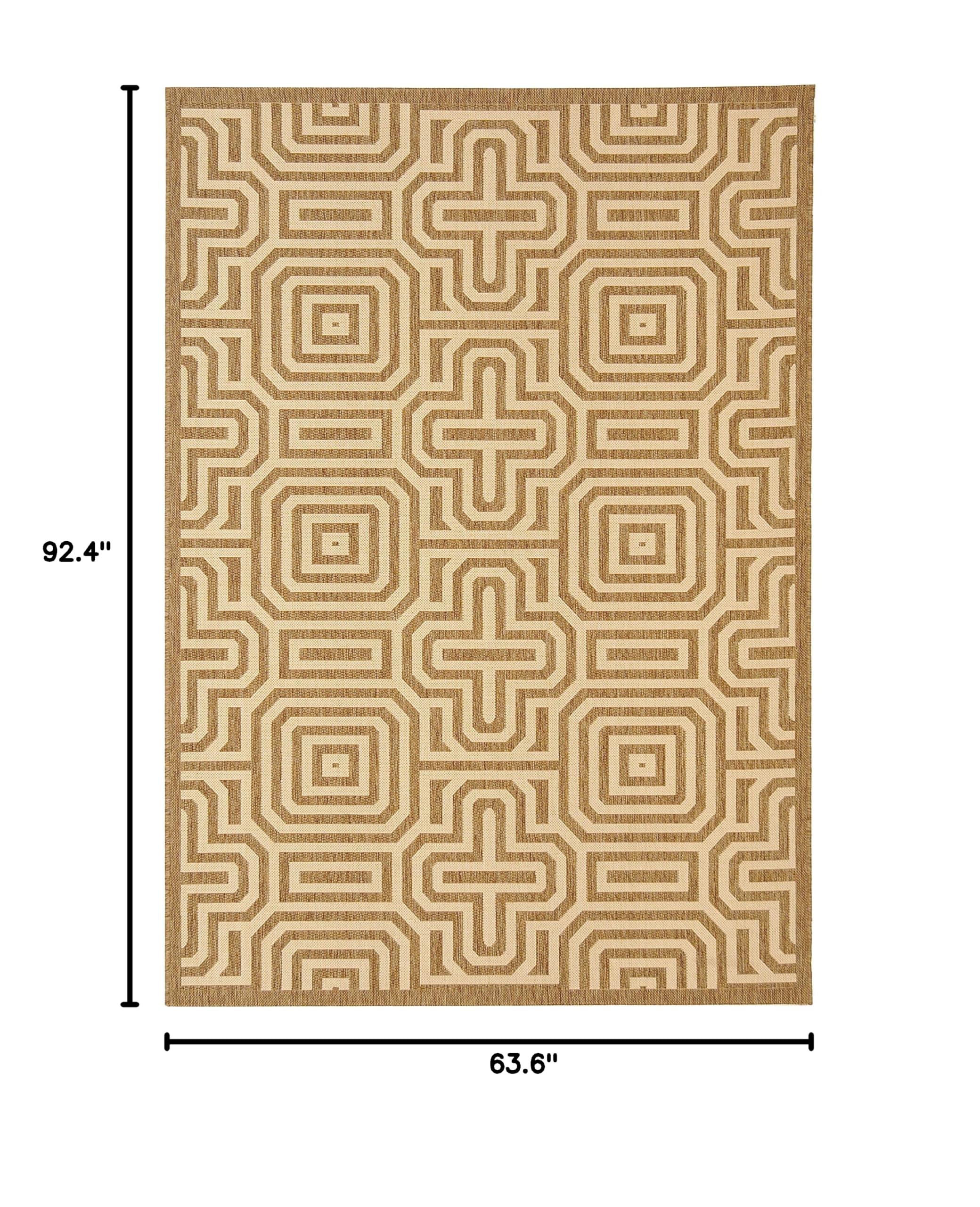 SAFAVIEH Courtyard Collection Area Rug - 5'3