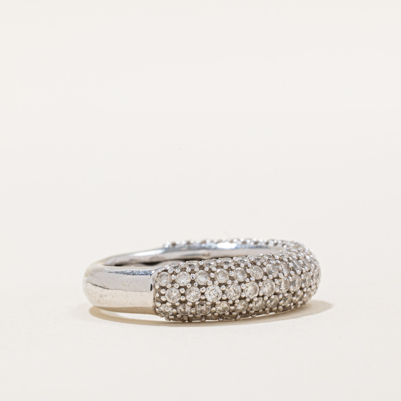 2.34ctw Pave Set Diamond Ring - Size 5.5 | Elegant Wedding Band, Anniversary Gift & Engagement Ring for Women | Perfect for Proposals, Special Occasions & Everyday Luxury