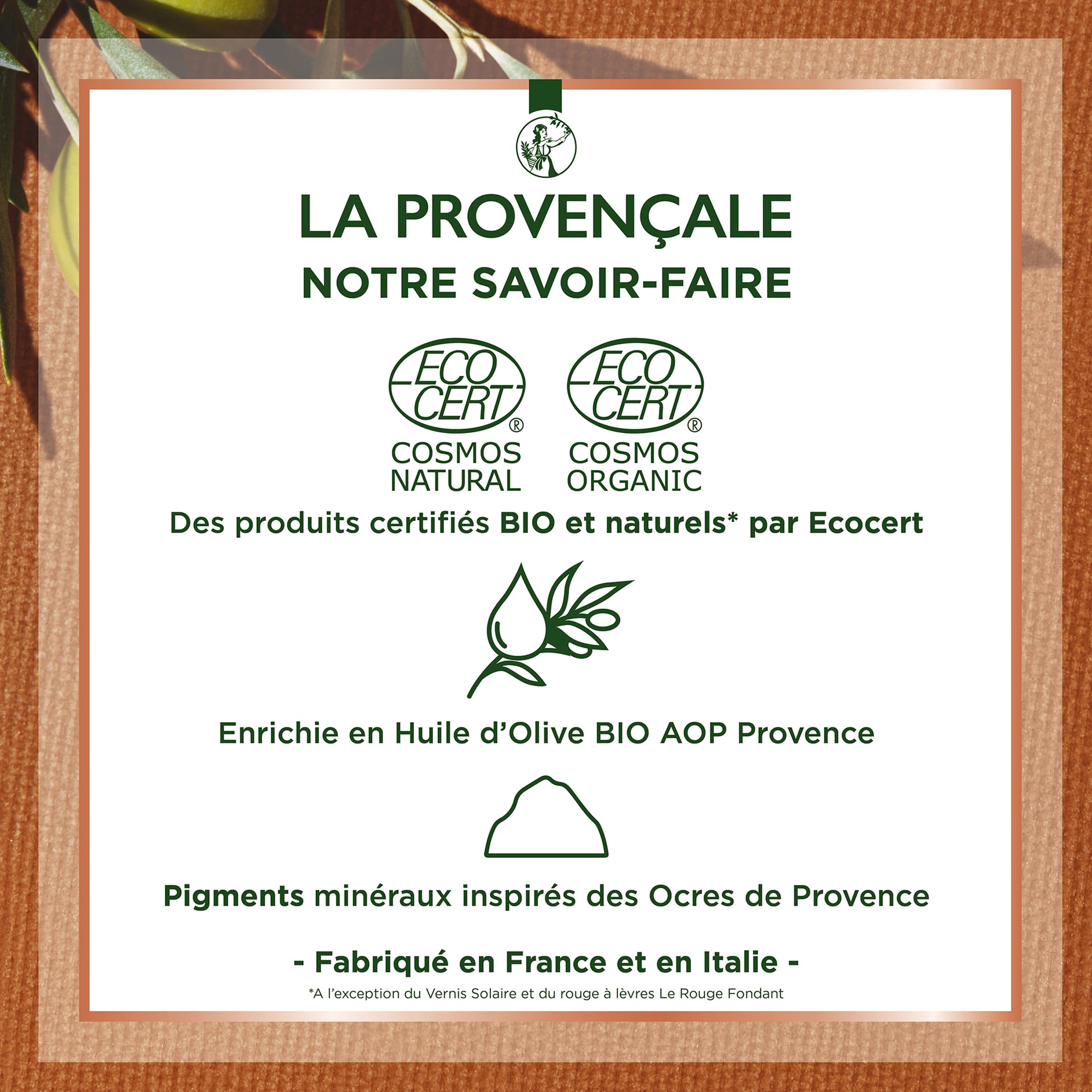 La Provencale - Golden Instant Makeup Gift Set - 3 Products: Luminous Powder, Golden Palette & Volumizing Mascara - Enriched with Organic Olive Oil & Mineral Pigments | Perfect for Gifting, Special Occasions & Everyday Glam Makeup Looks