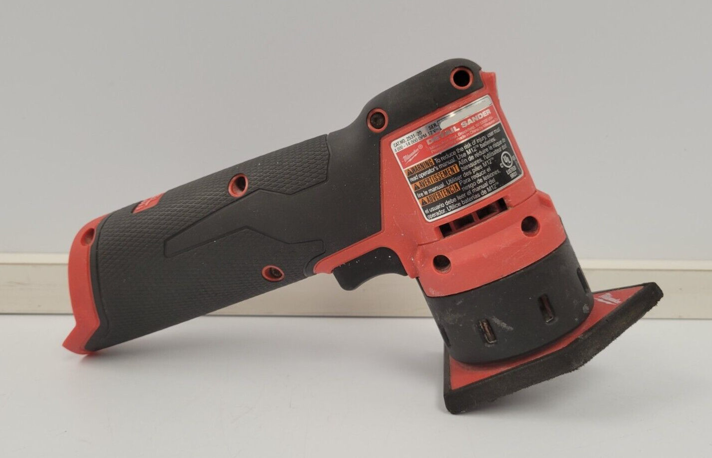 Milwaukee 2531-20 Random Orbital Sander - 5 Inch, 12,000 OPM, Lightweight & Powerful for Woodworking, Sanding, and Finishing Projects