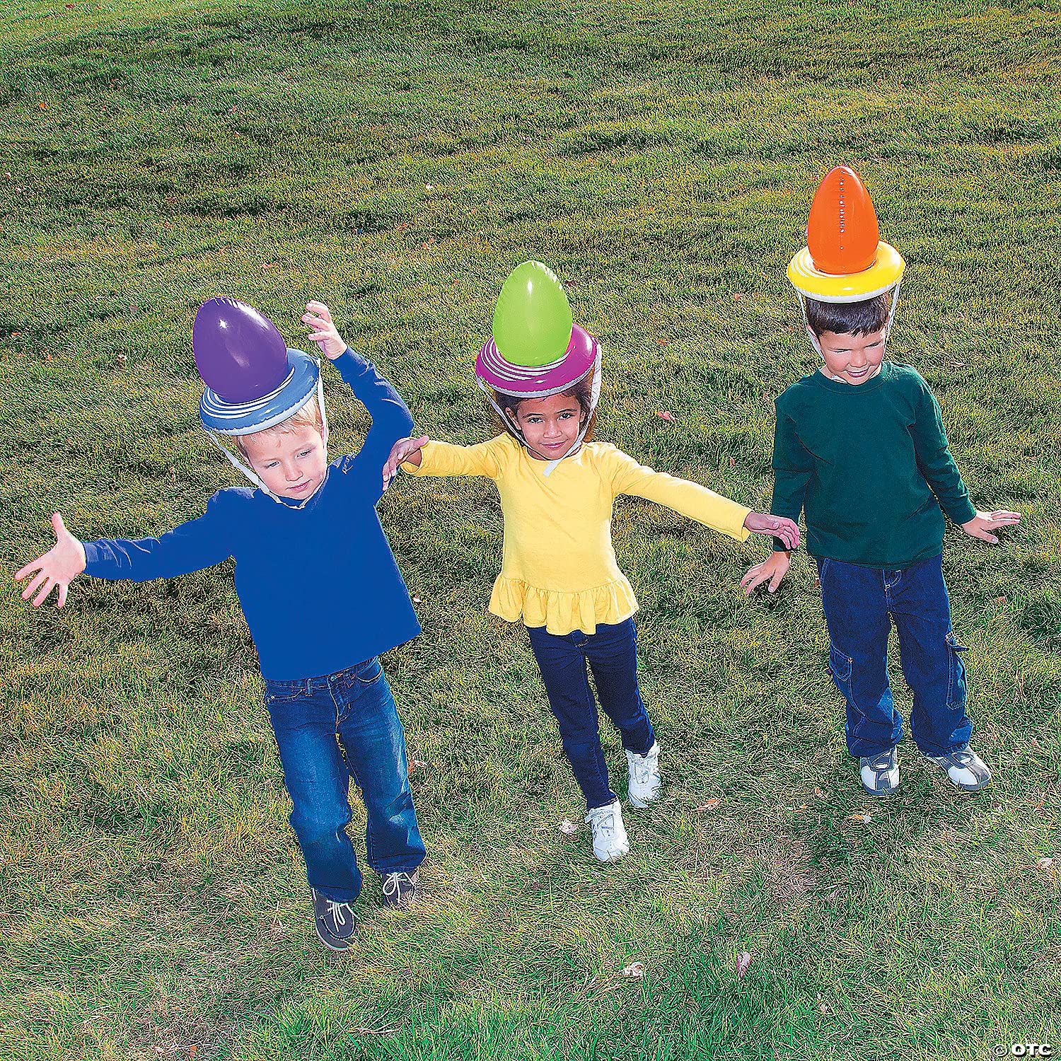 Balancing Big Egg Relay Game Set for 6 Players - Fun Outdoor Educational Learning Activity for Kids - Perfect for Birthday Parties, School Field Days & Team Building Events